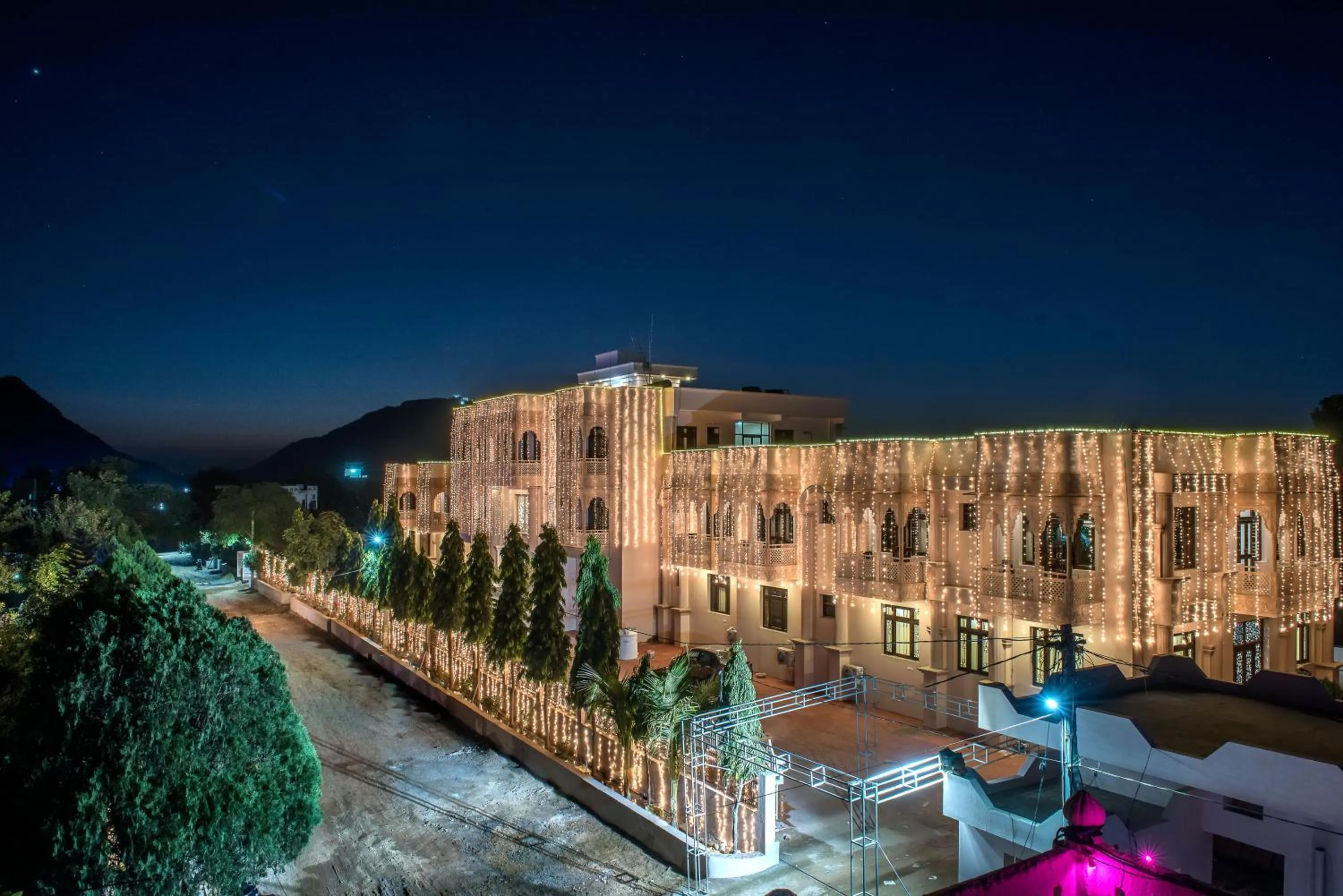 Bird's eye view in Hotel Pushkar Legacy