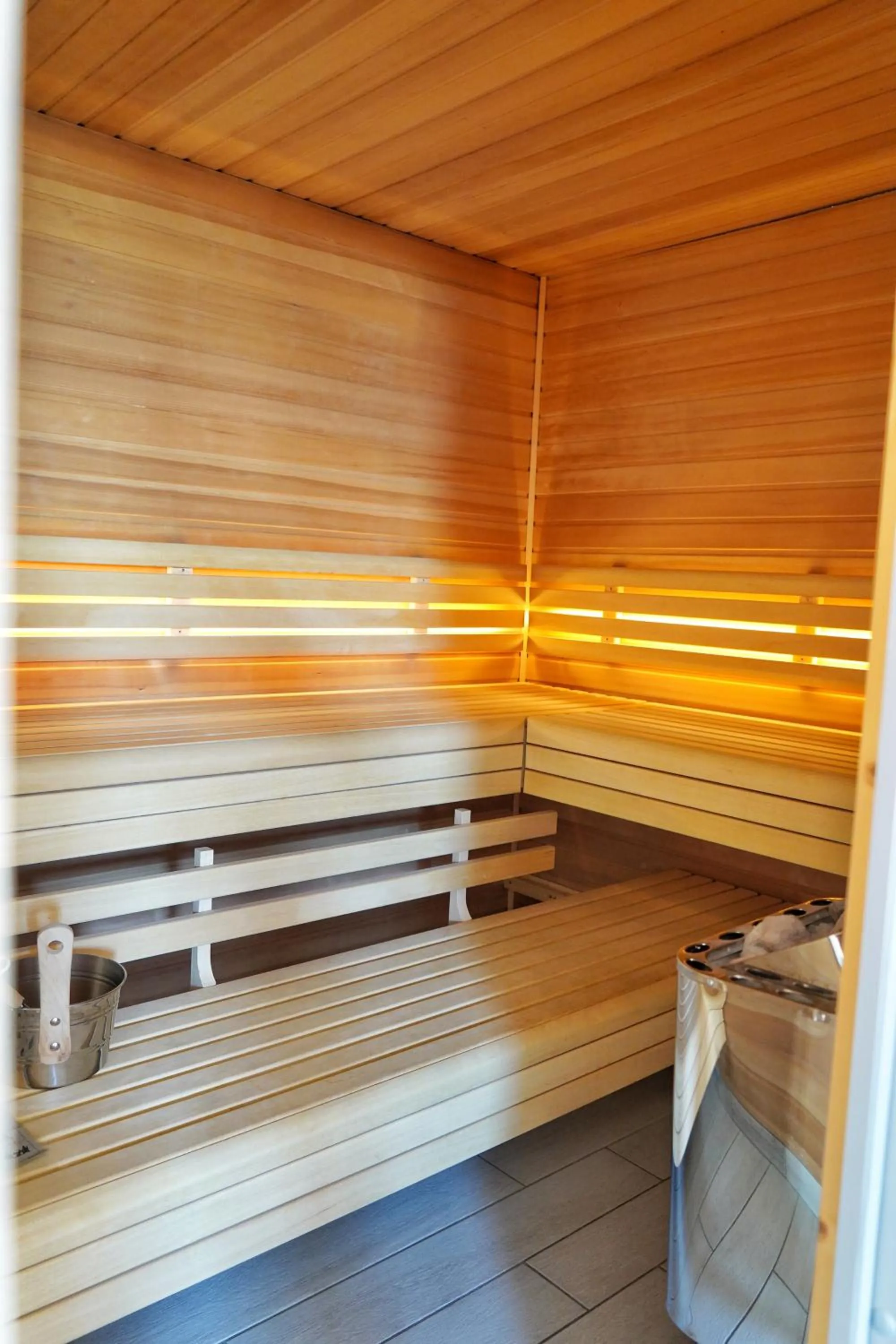 Sauna in Beach Apartments Heiligenhafen