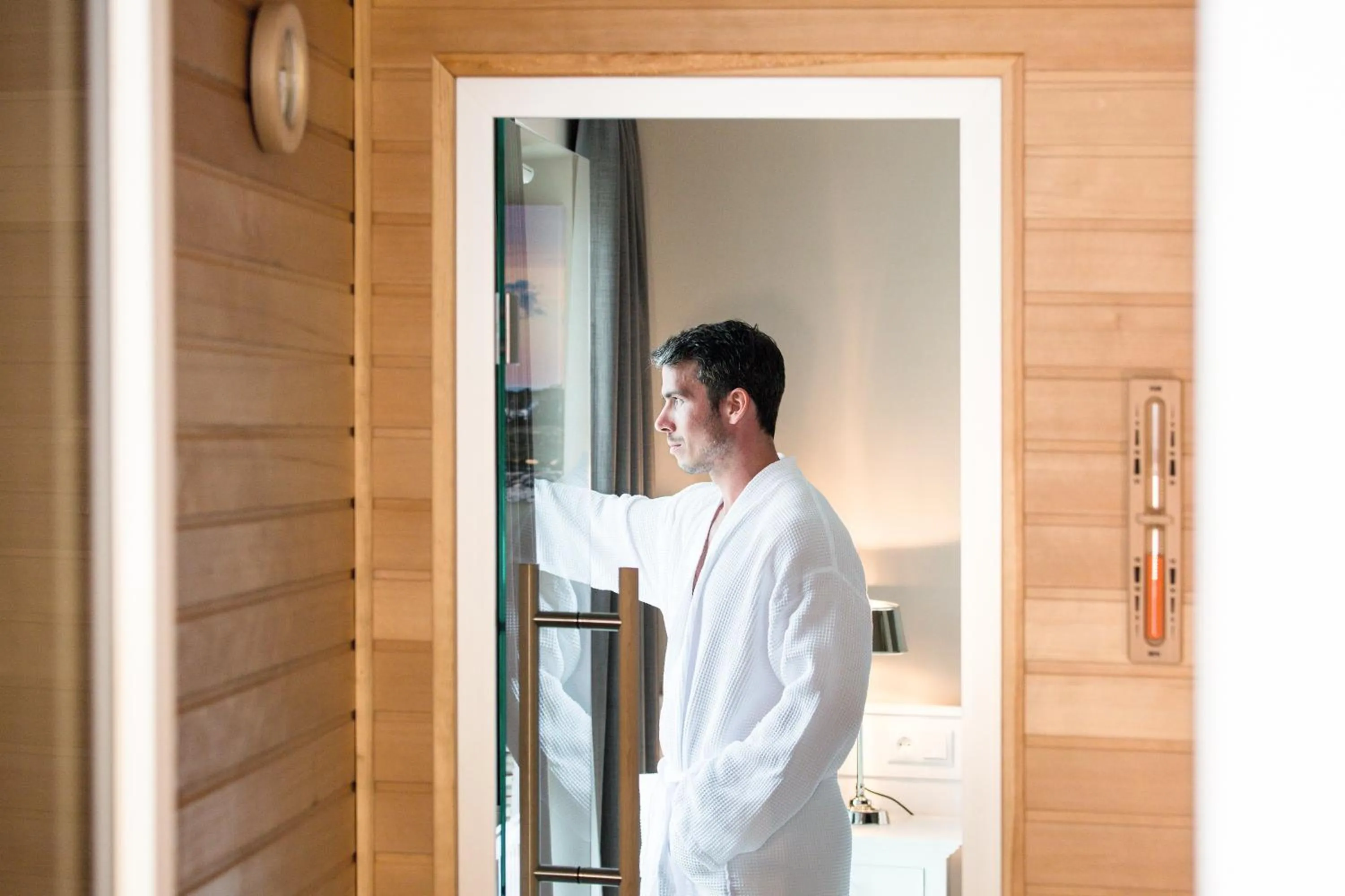 Sauna in Beach Apartments Heiligenhafen