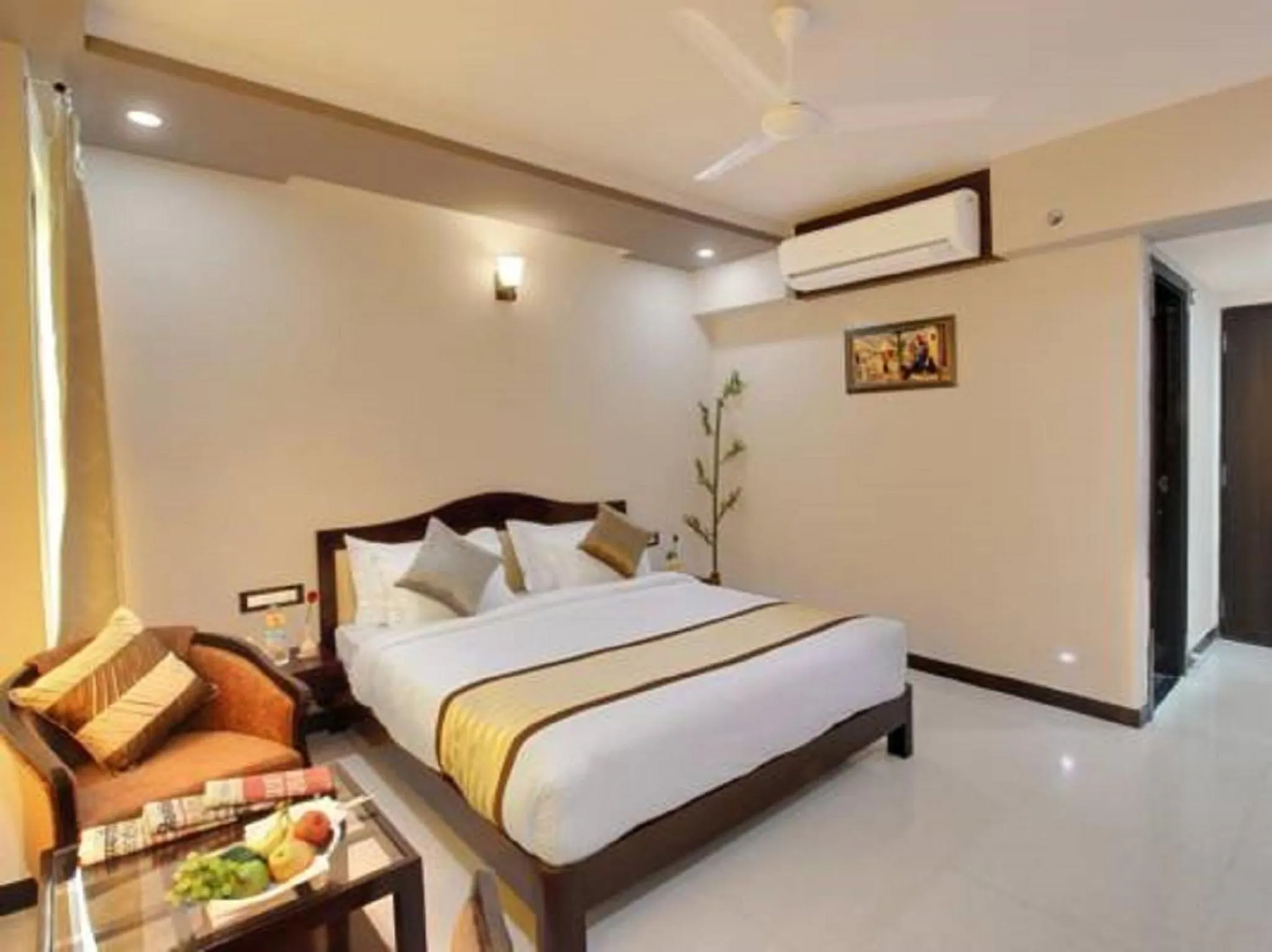 Bedroom, Bed in Rudransh Inn by Trulyy