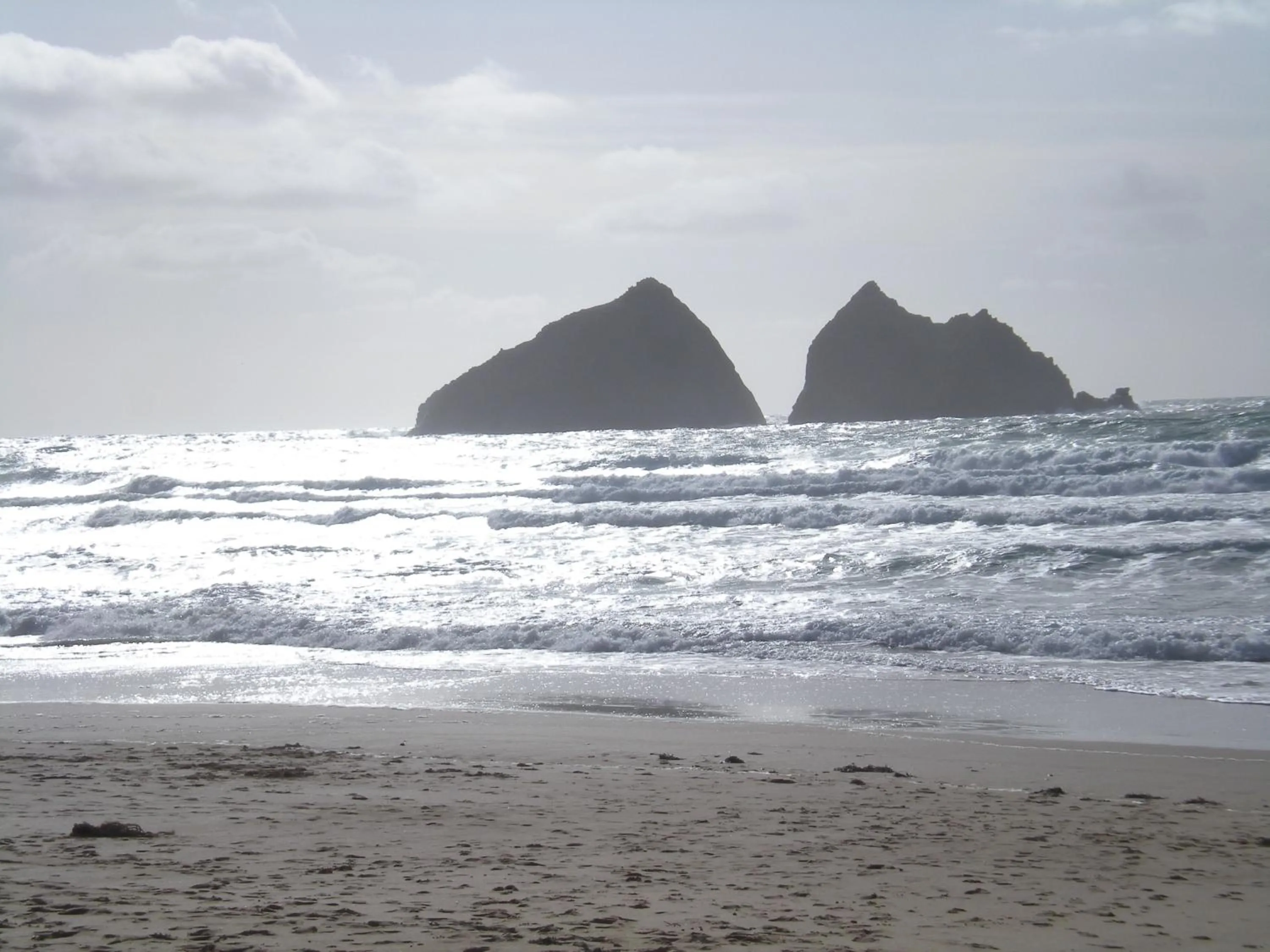 Location in Holywell Bay B & B