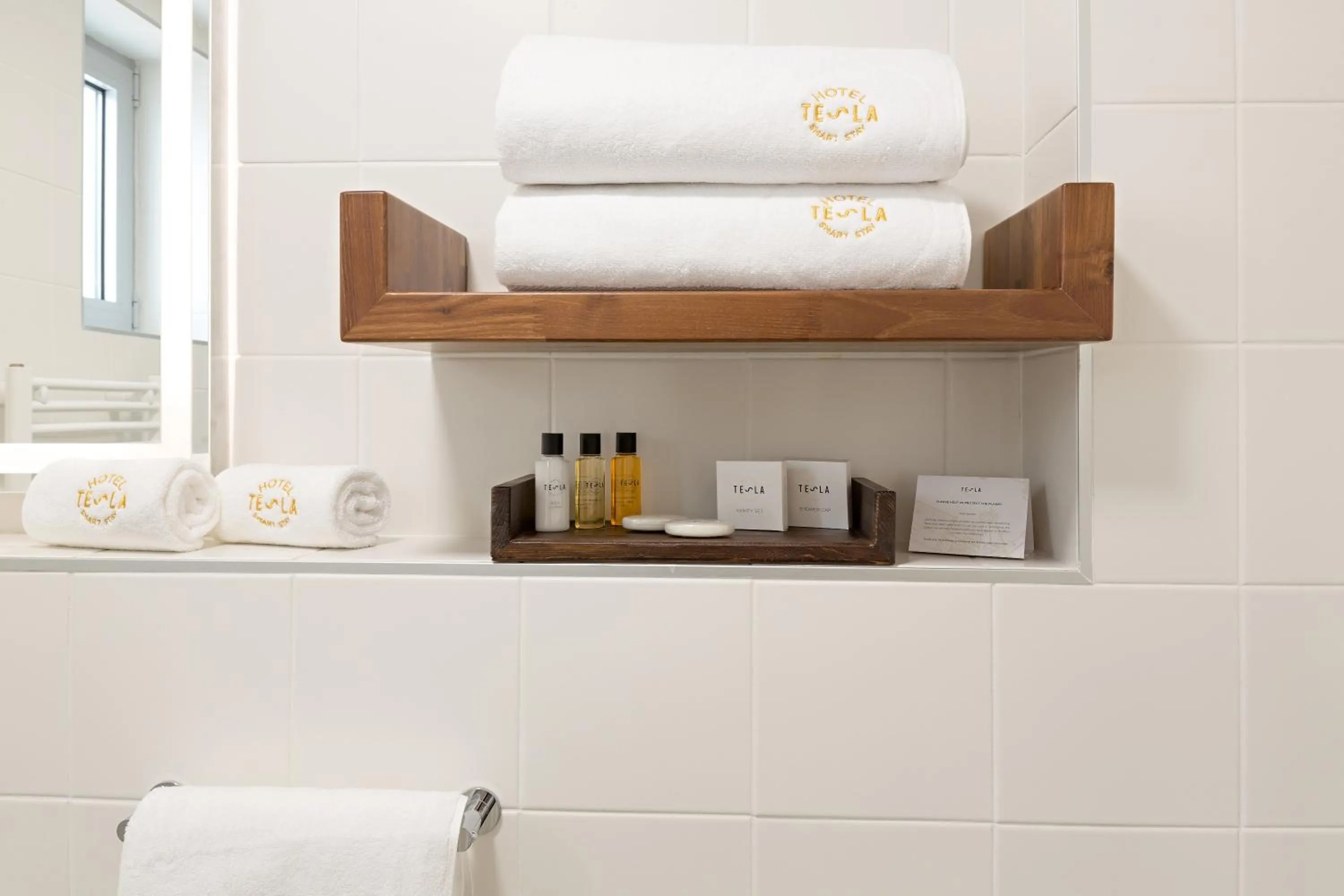 Bathroom in Hotel TESLA - Smart Stay Garni