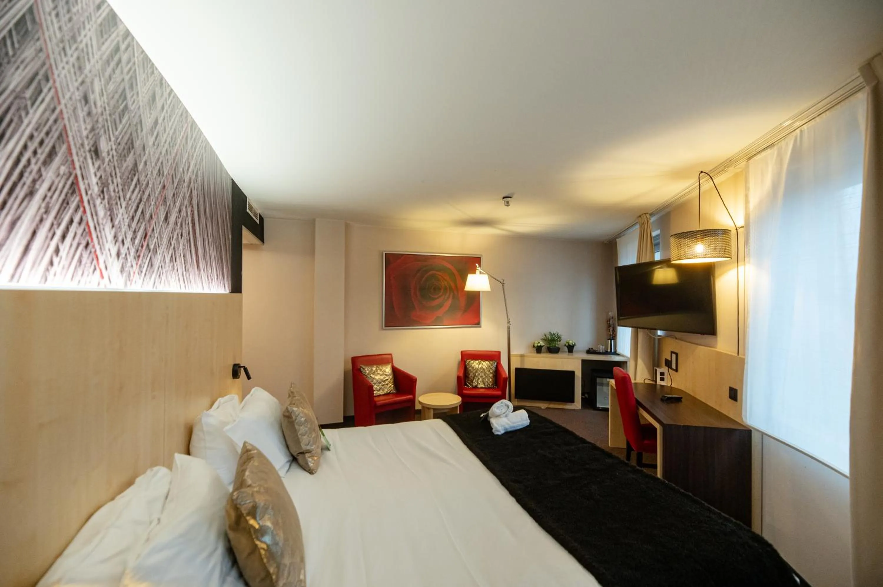 Bedroom, Bed in Hotel & Aparthotel Alize Mouscron