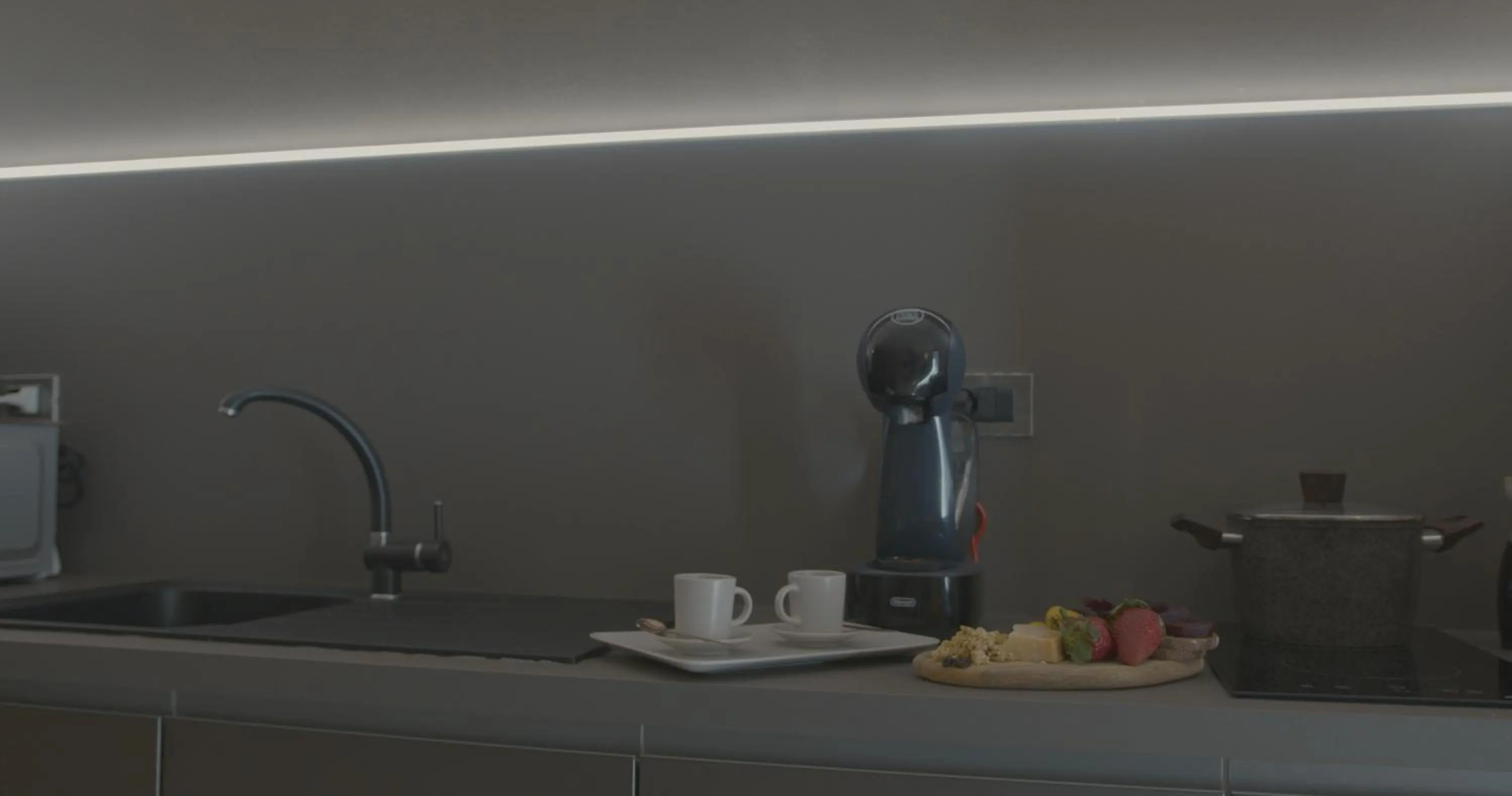 Coffee/tea facilities in B&B re apartments Palazzo Muscati