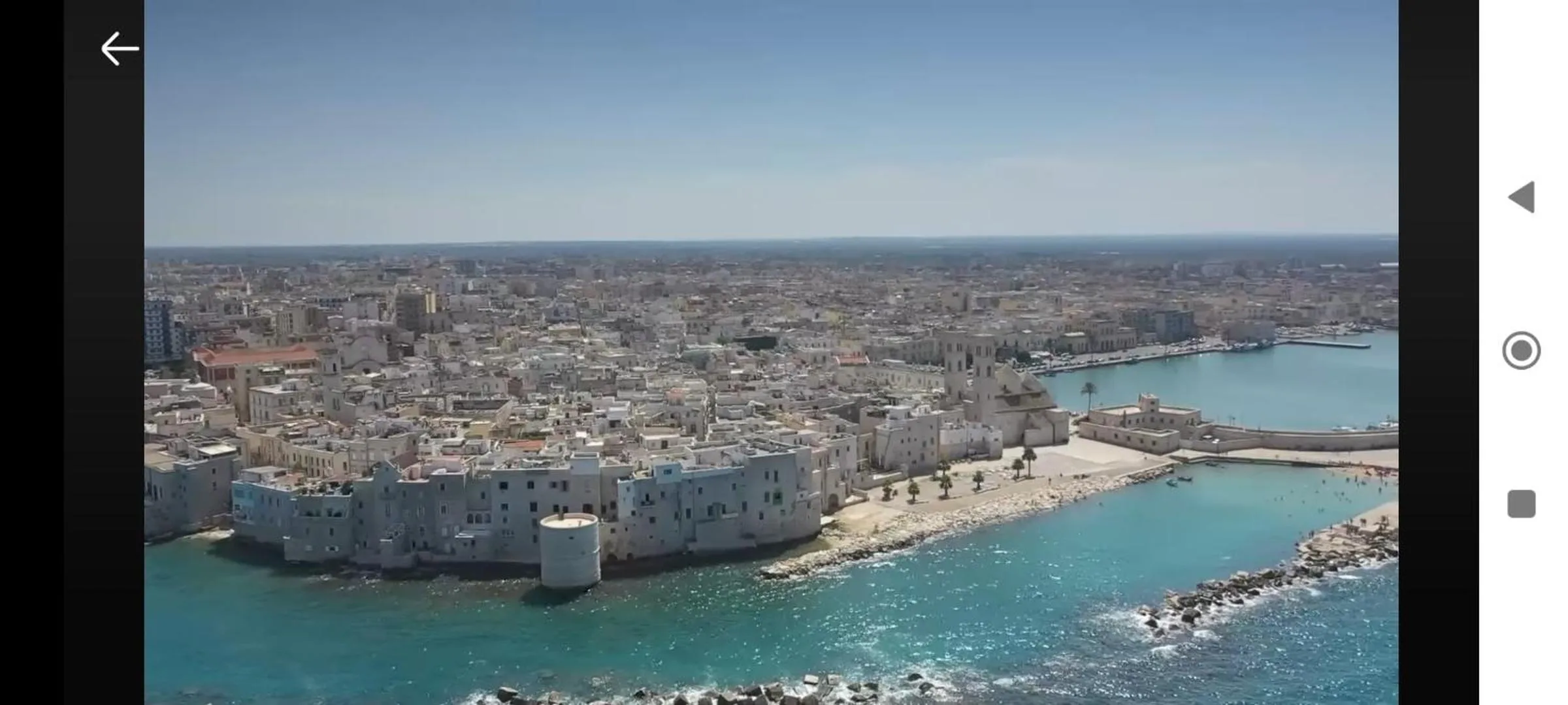 View (from property/room) in B&B re apartments Palazzo Muscati