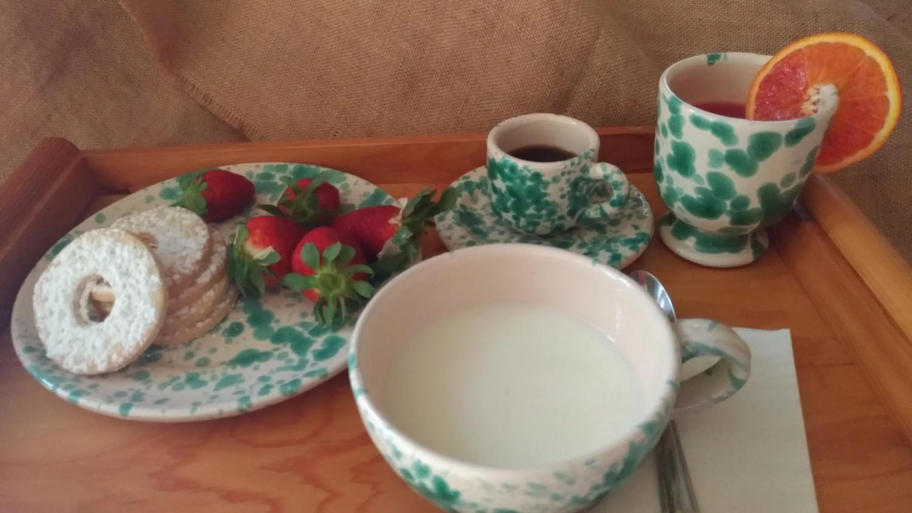 Coffee/tea facilities in B&B re apartments Palazzo Muscati