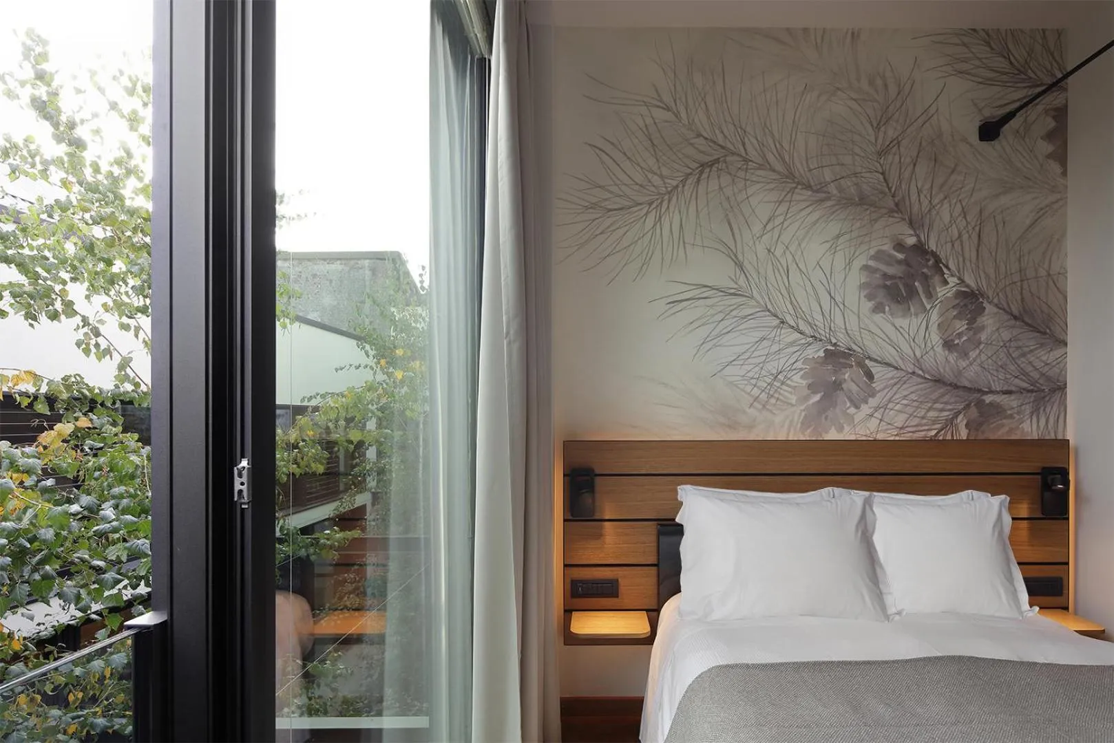 Bed in VERSOVERDE HOTEL Alzaia Naviglio Grande