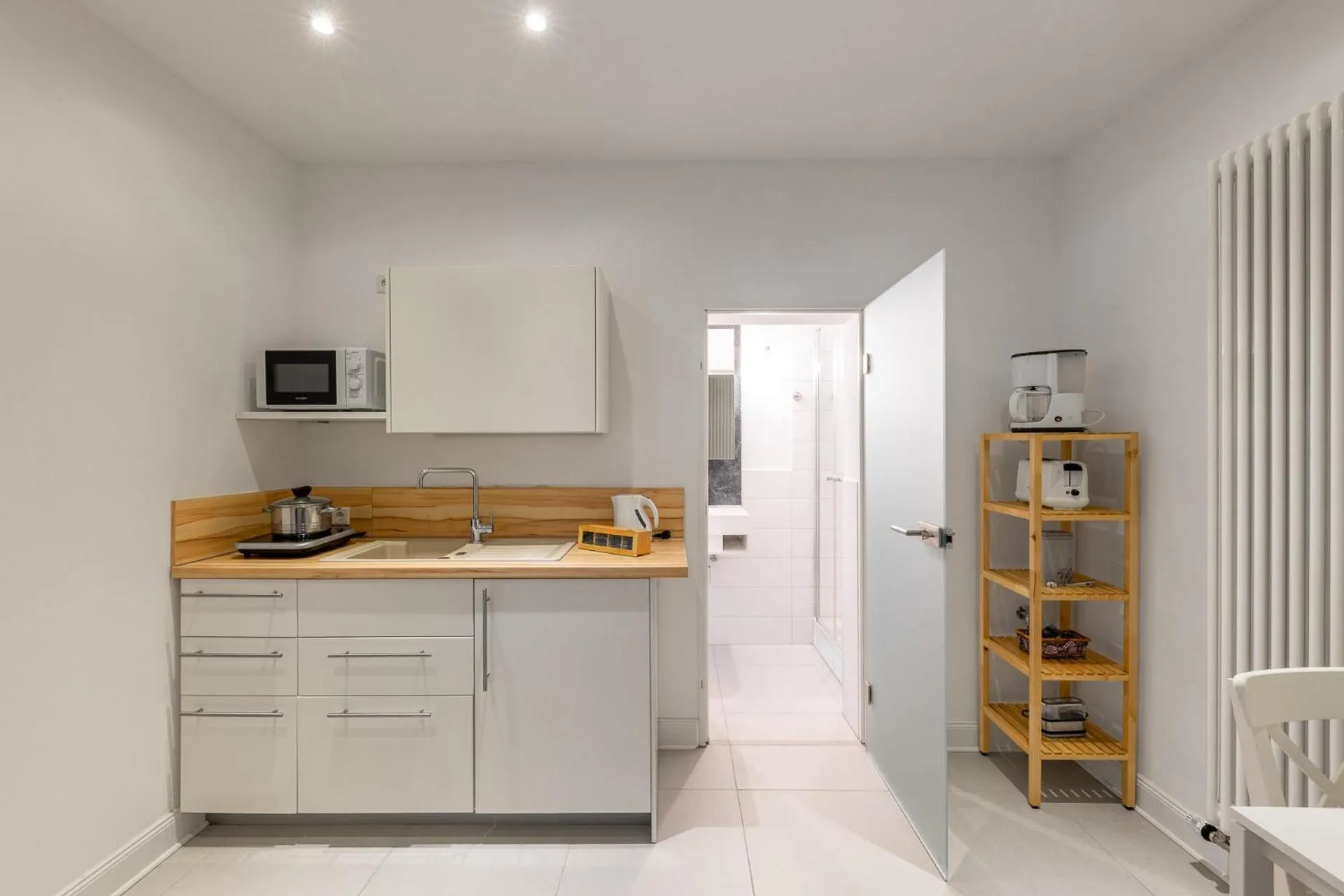 kitchen in Appartements an der Therme