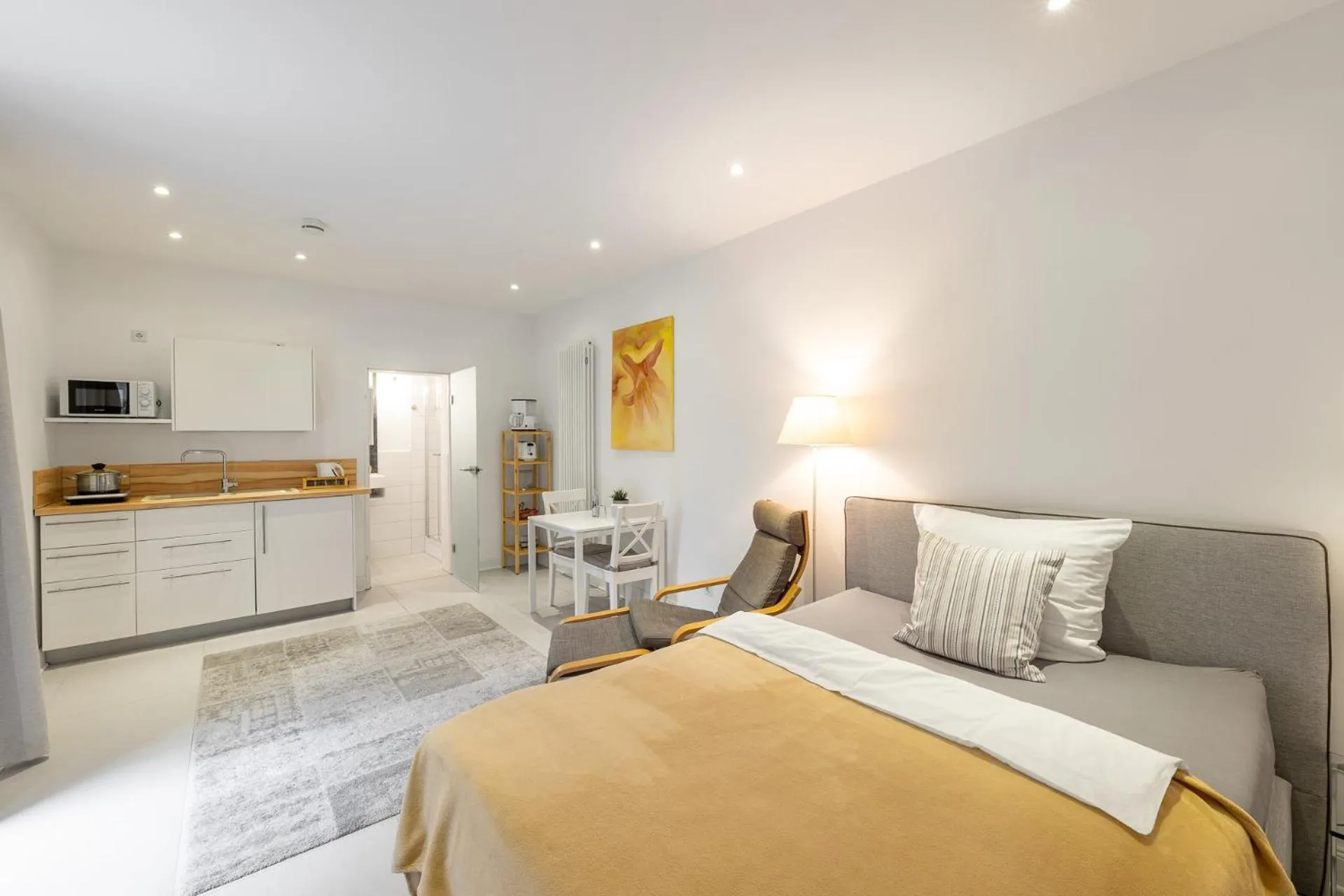 Living room, Bed in Appartements an der Therme