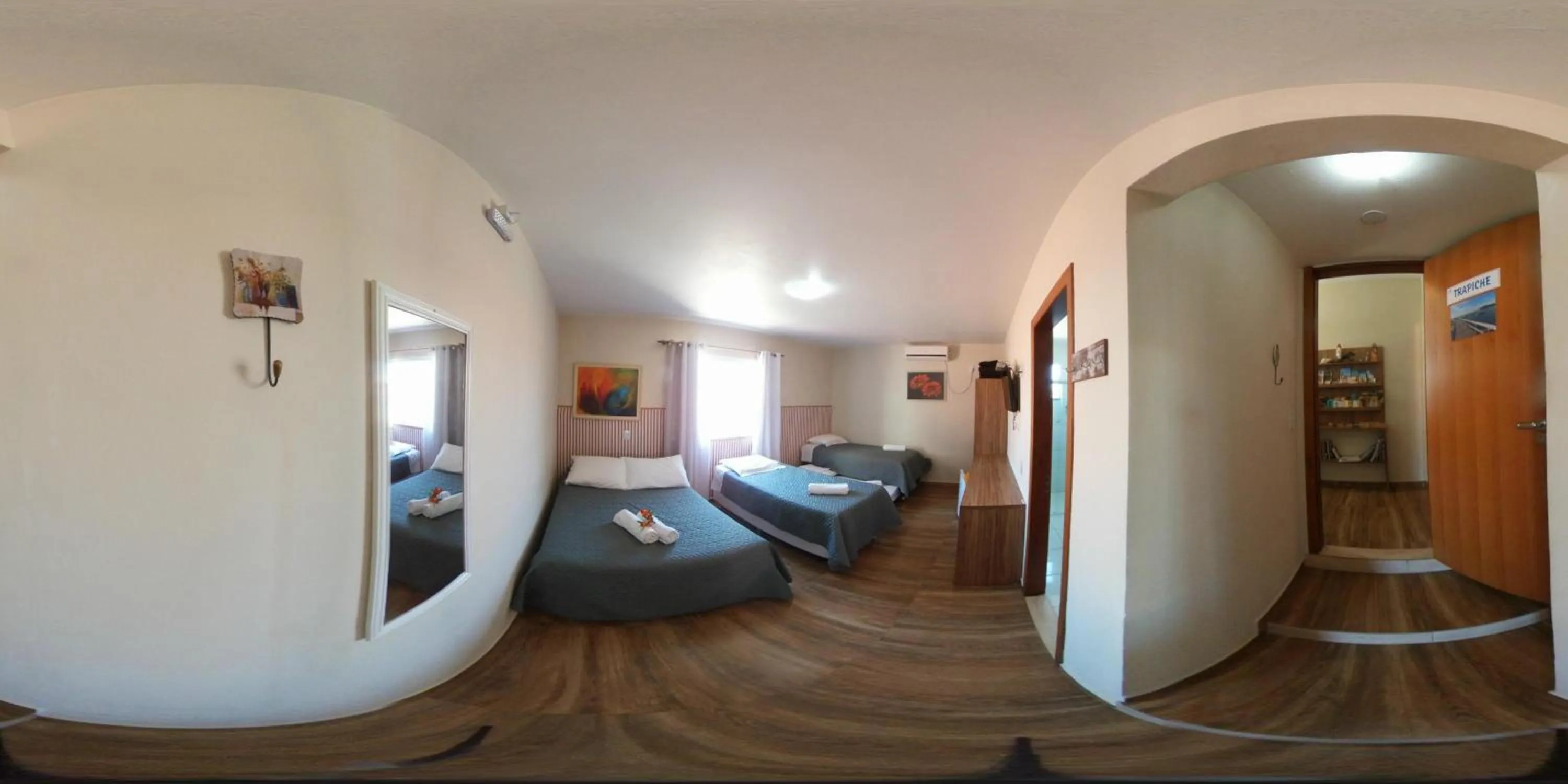 Bed in Pousada Mar de Almirante