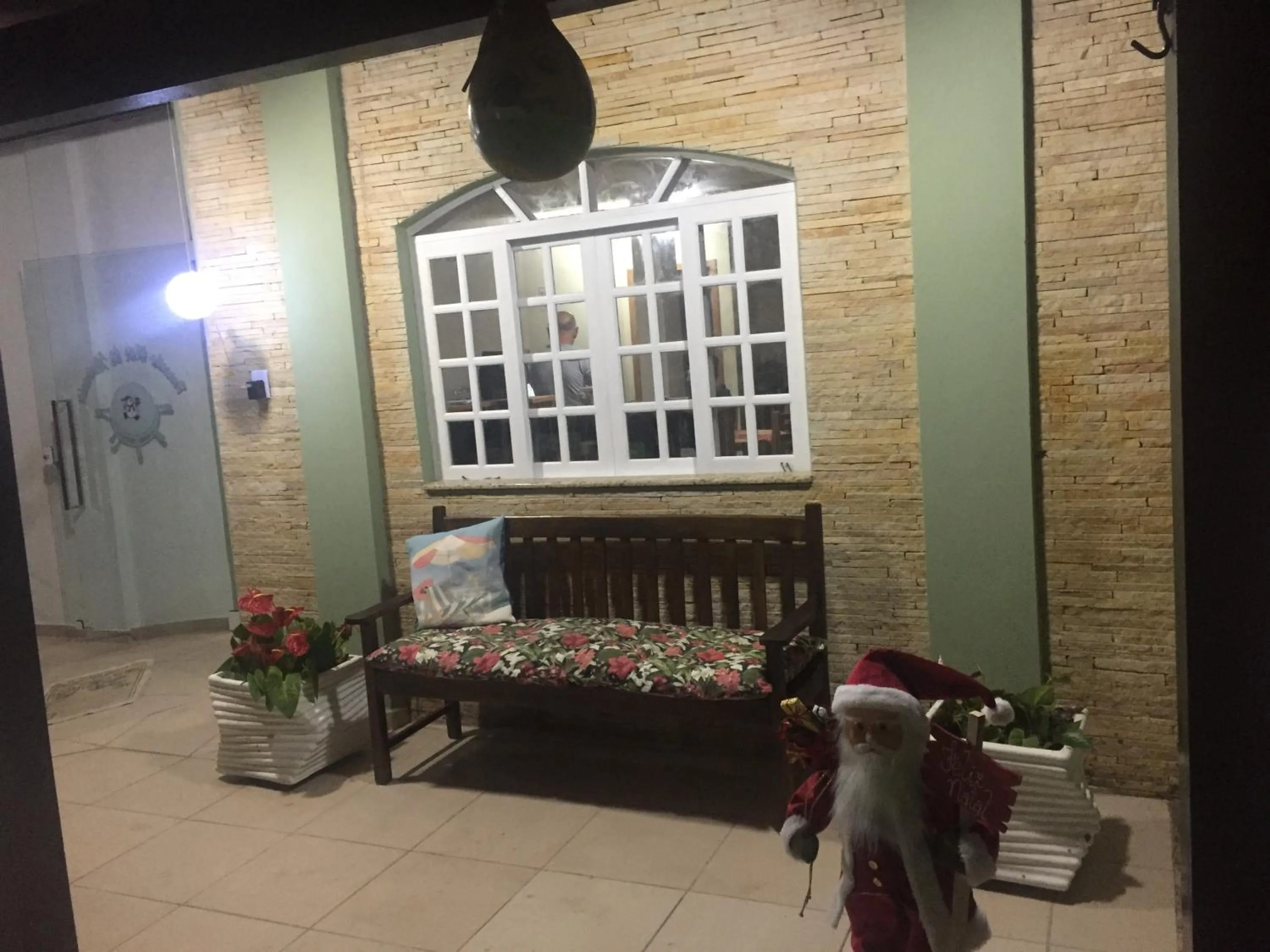 Balcony/Terrace in Pousada Mar de Almirante