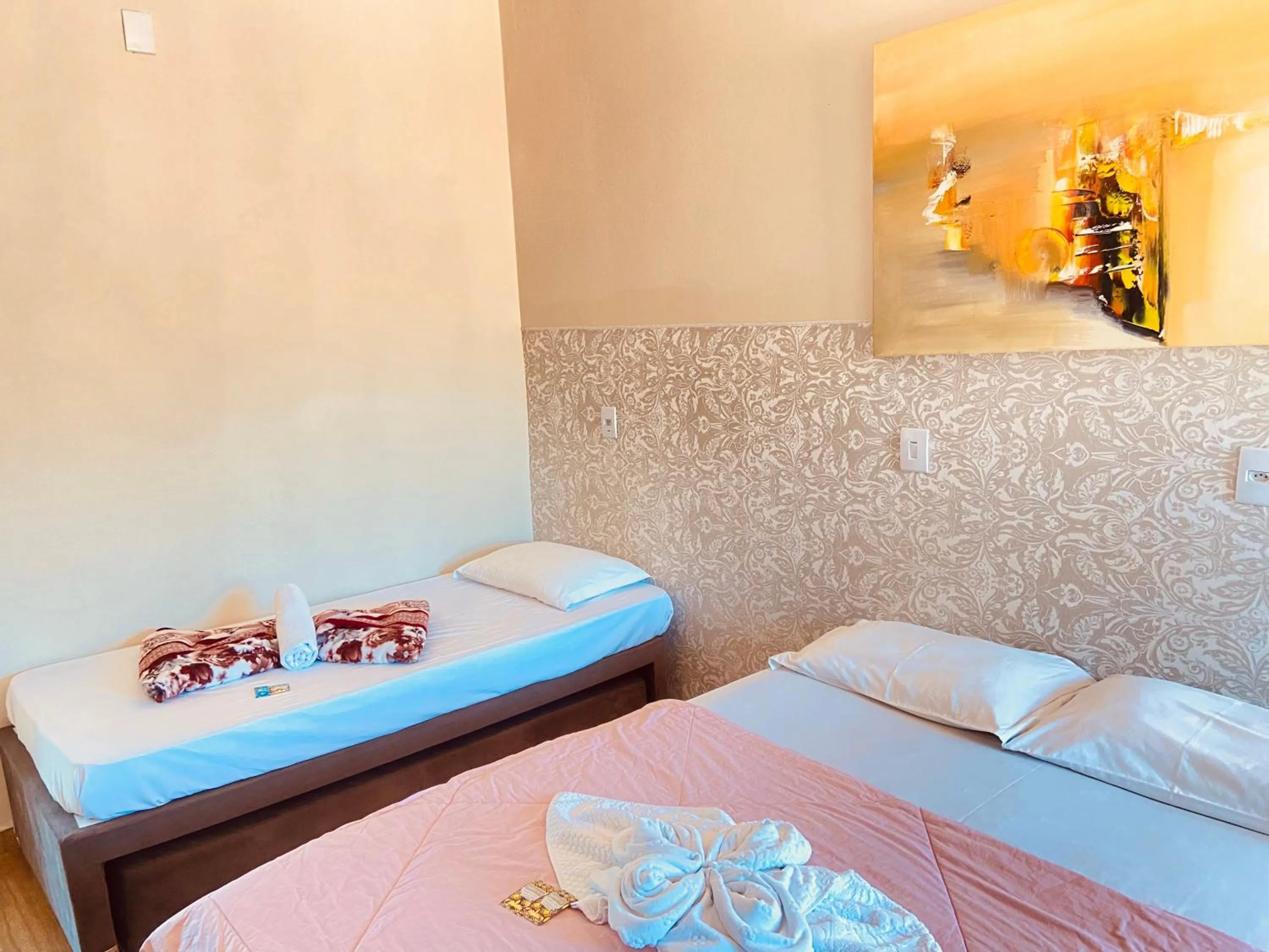 Bed in Pousada Mar de Almirante