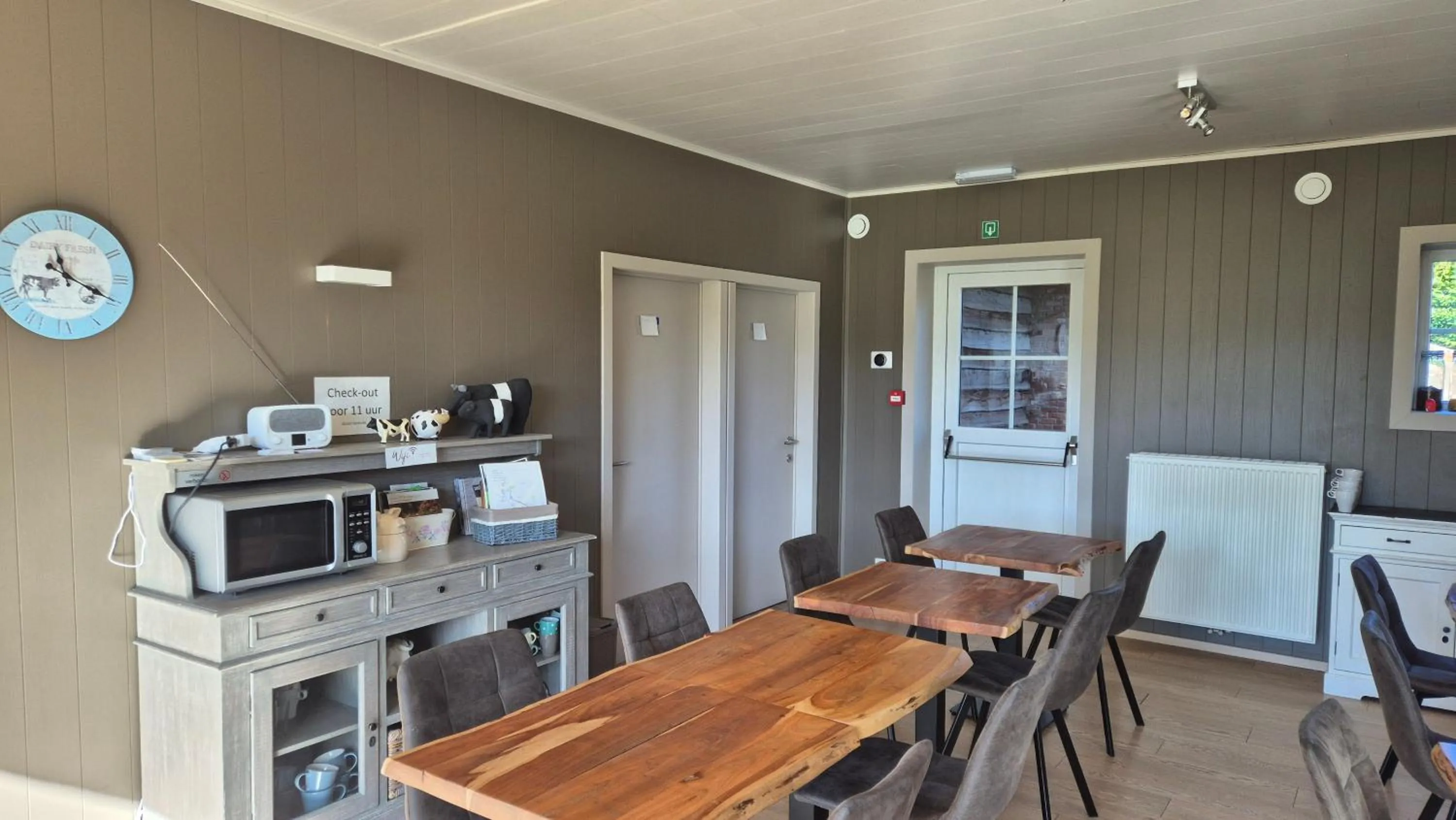 Seating area in B&B De Dulle Koe