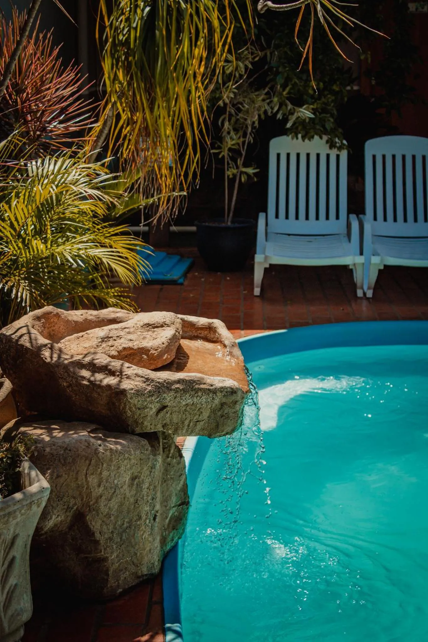 Swimming pool in Pousada Nanai