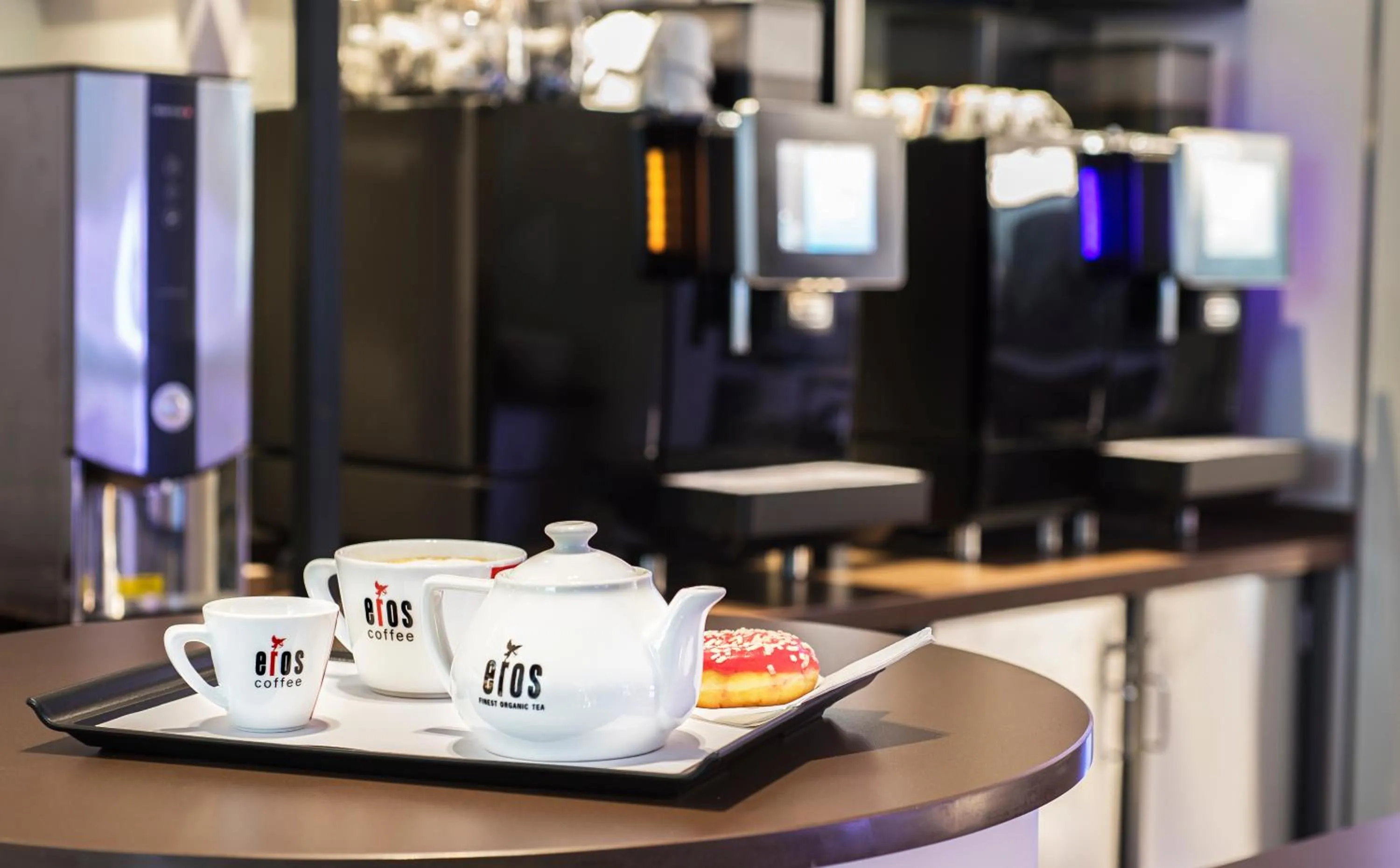 Continental breakfast in Point A Hotel Glasgow