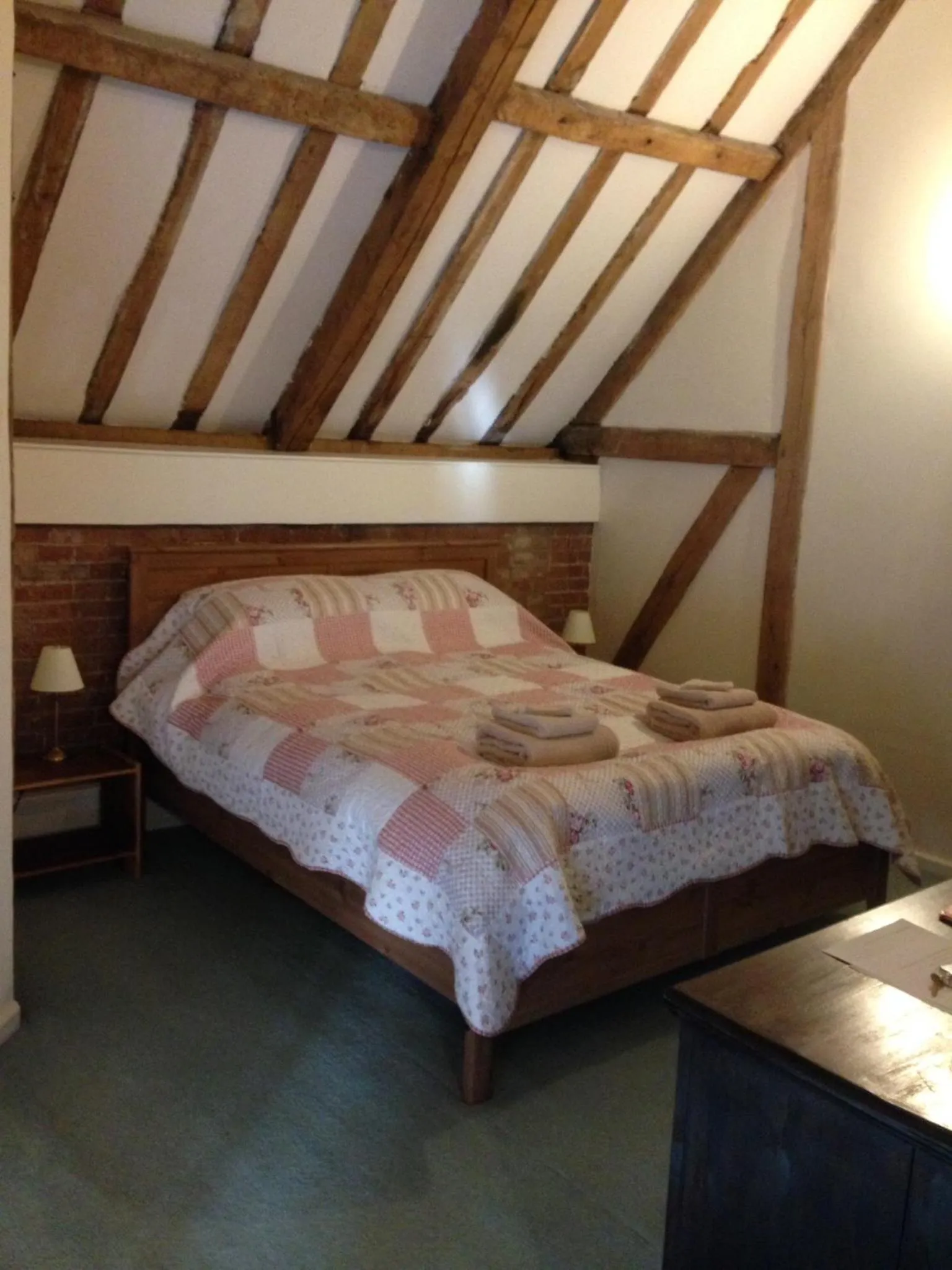 Bedroom, Bed in The Stables at Henham Park