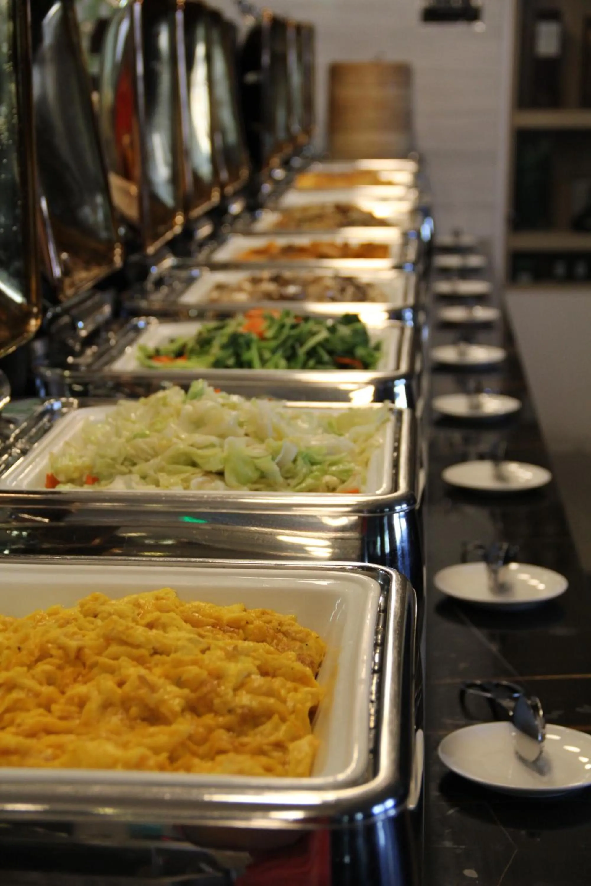 Buffet breakfast in Yundeng Landscape Hotel