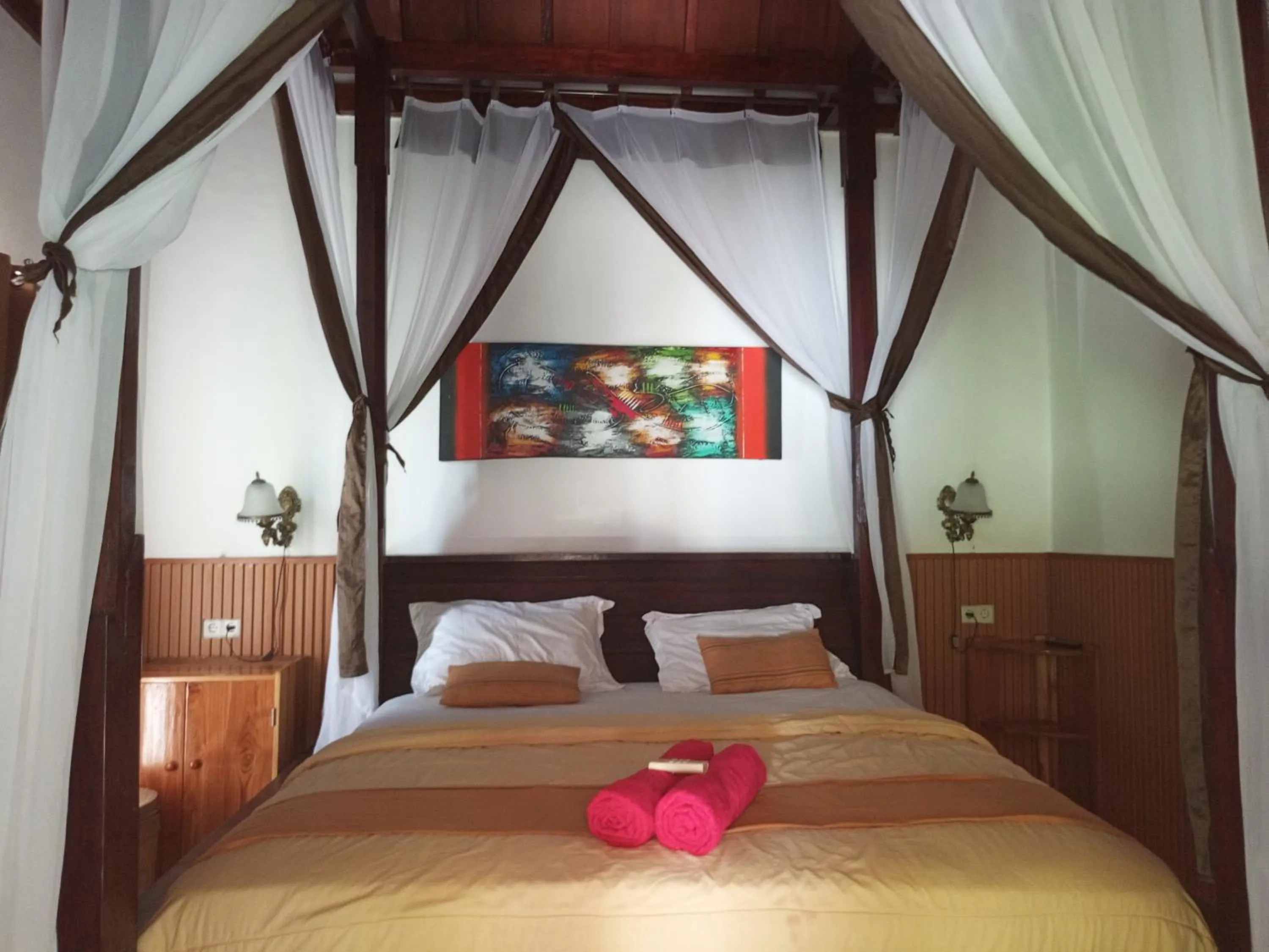 Bed in Banana Leaf Resort