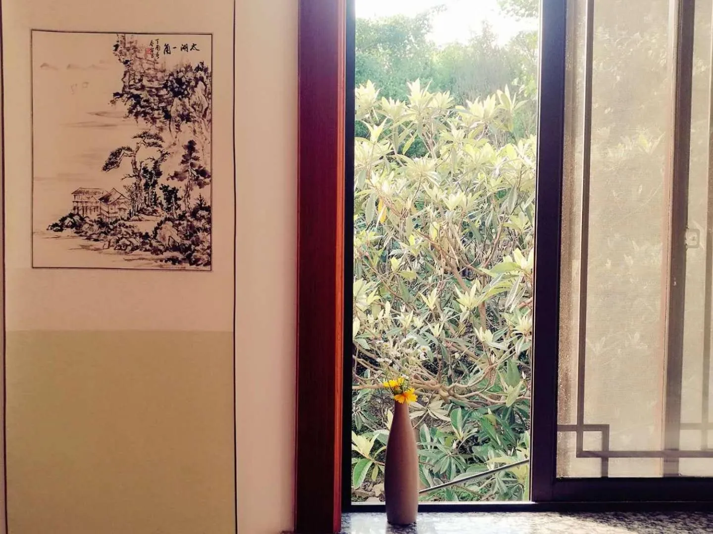 Decorative detail in Pure-Land Villa