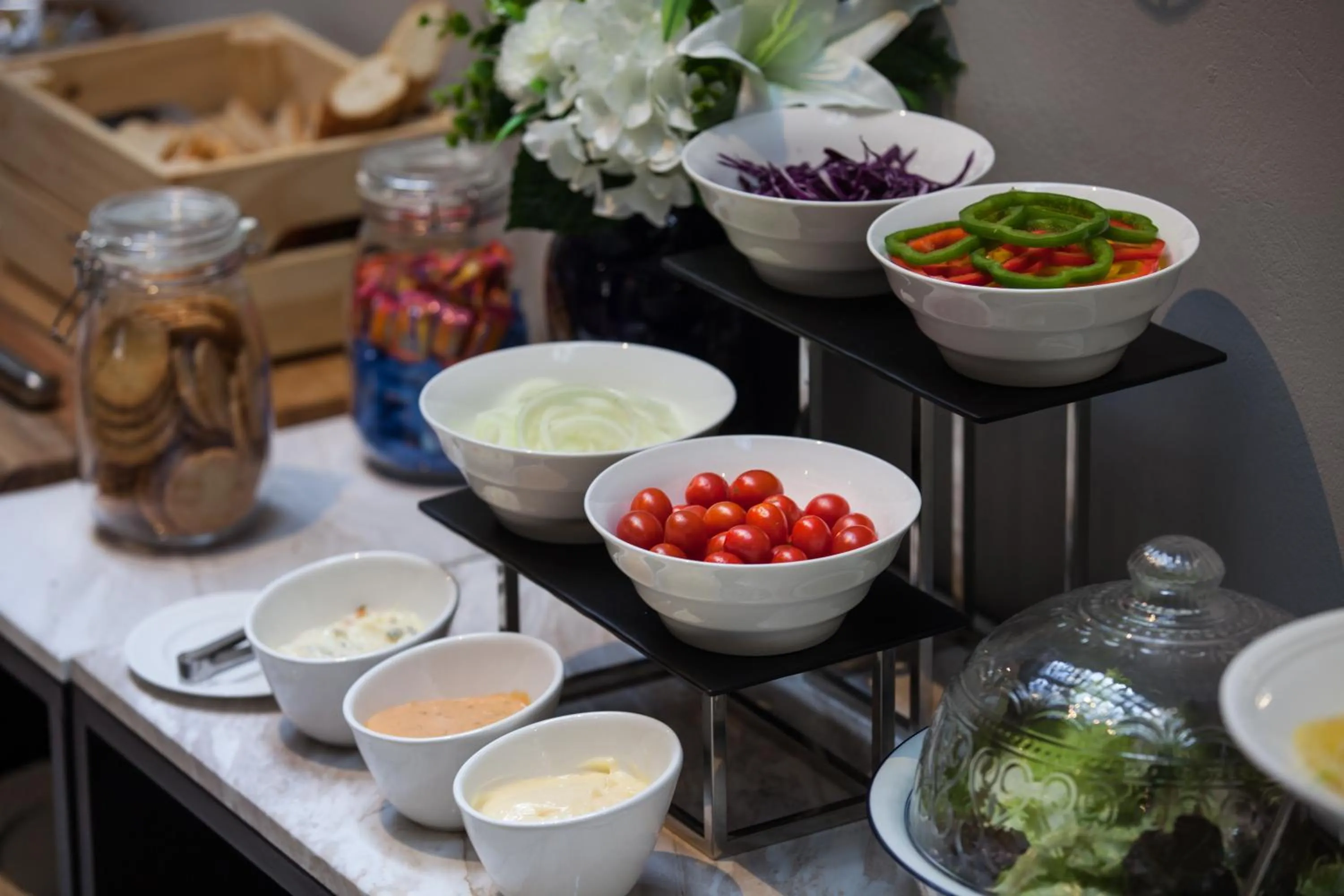 Asian breakfast in Oriental Heritage Hotel