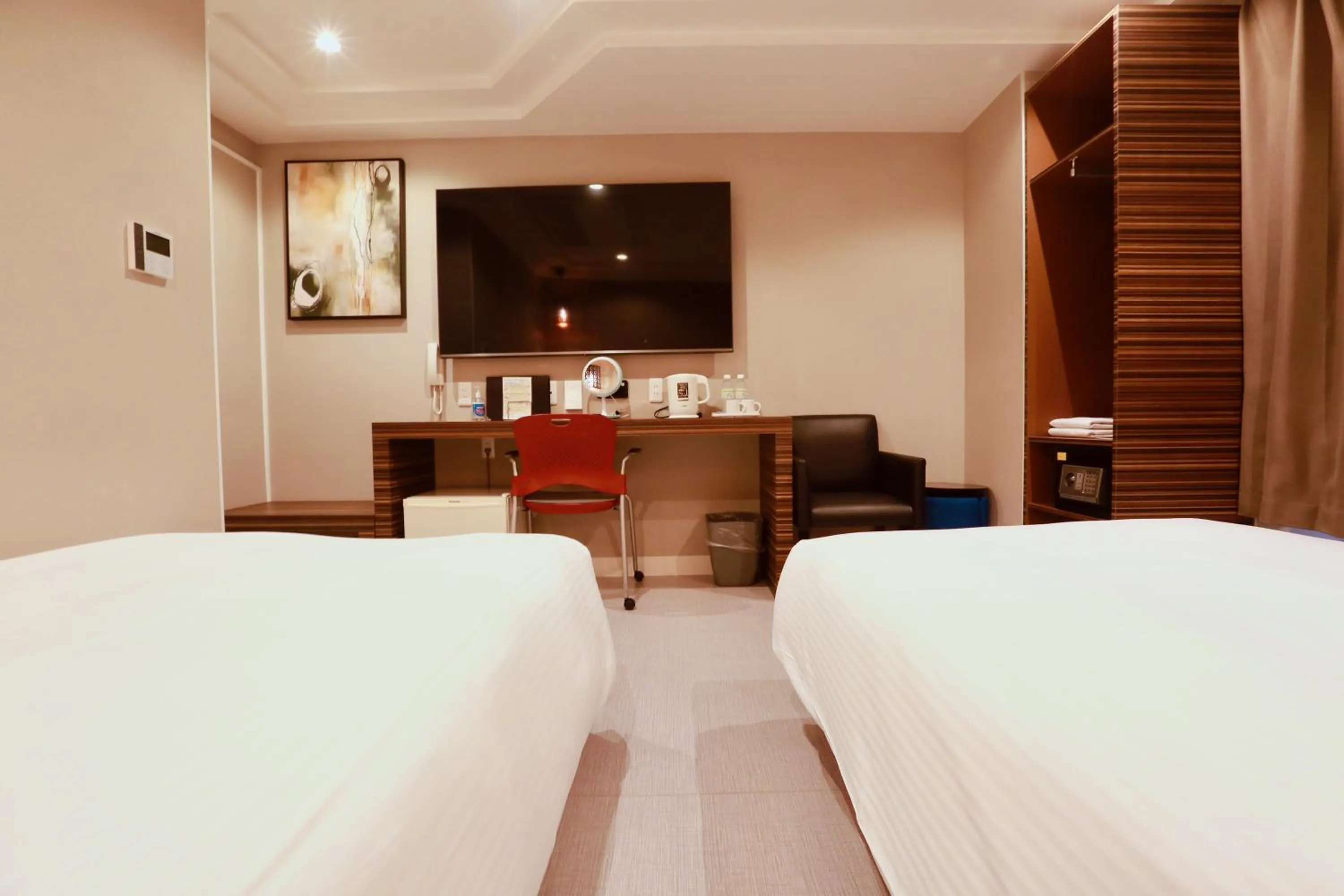 Bed in Hotel 88 Shinsaibashi