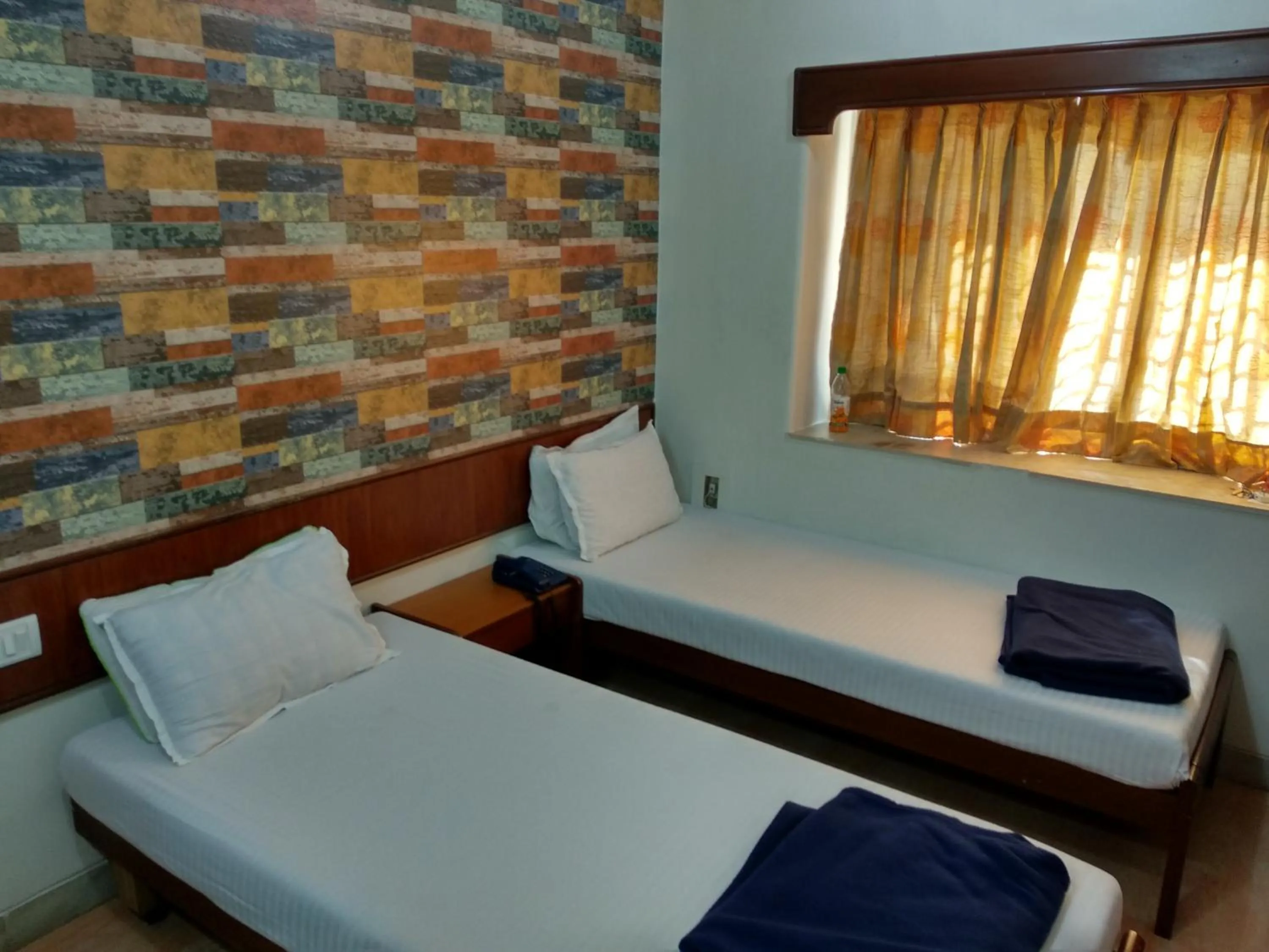 Bedroom, Bed in Hotel Mogul Palace - Near Masjid Bunder Mumbai