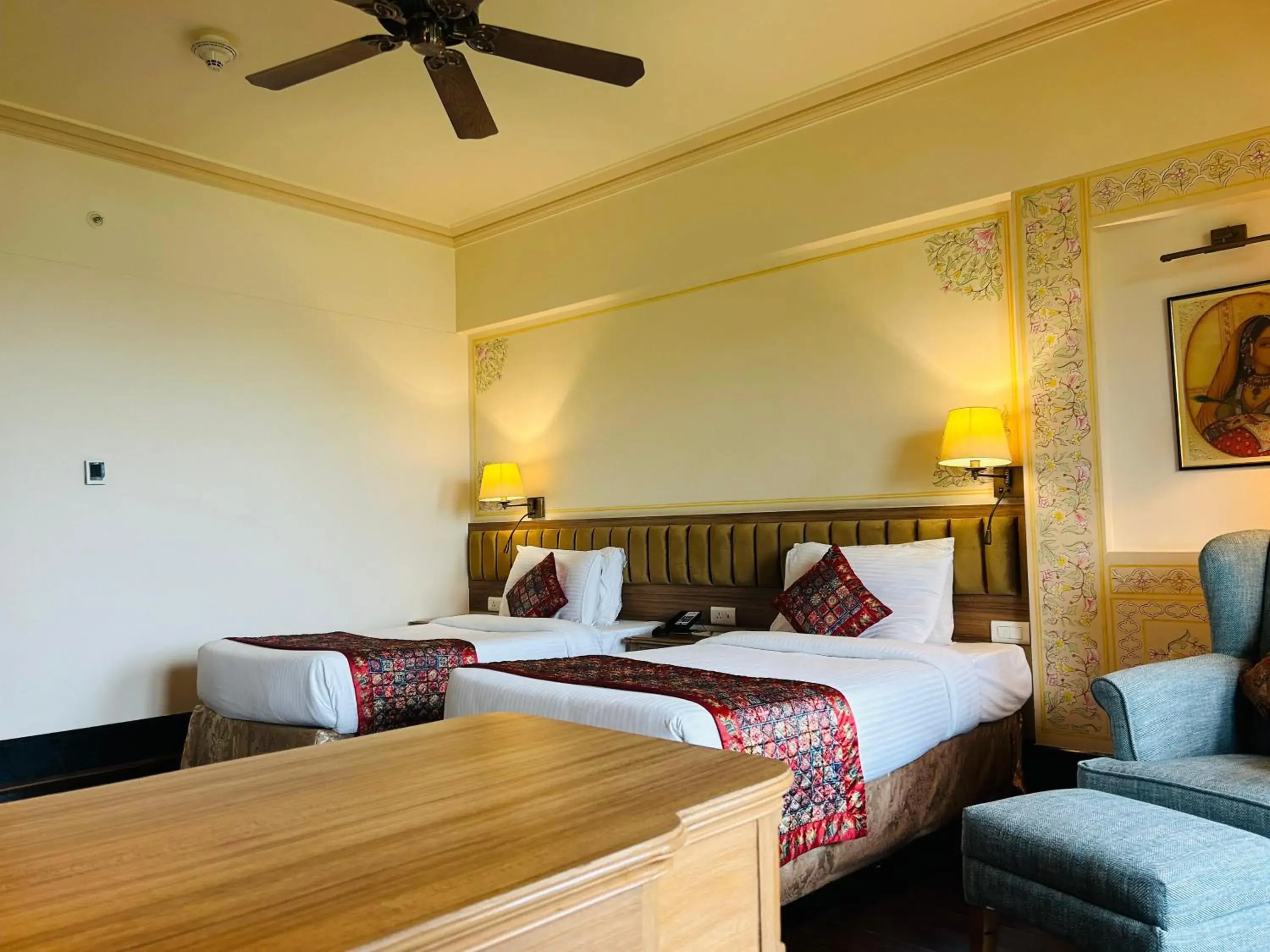 Standard Twin Room in Indana Palace Jaipur Standard Twin Room in Indana Palace Jaipur