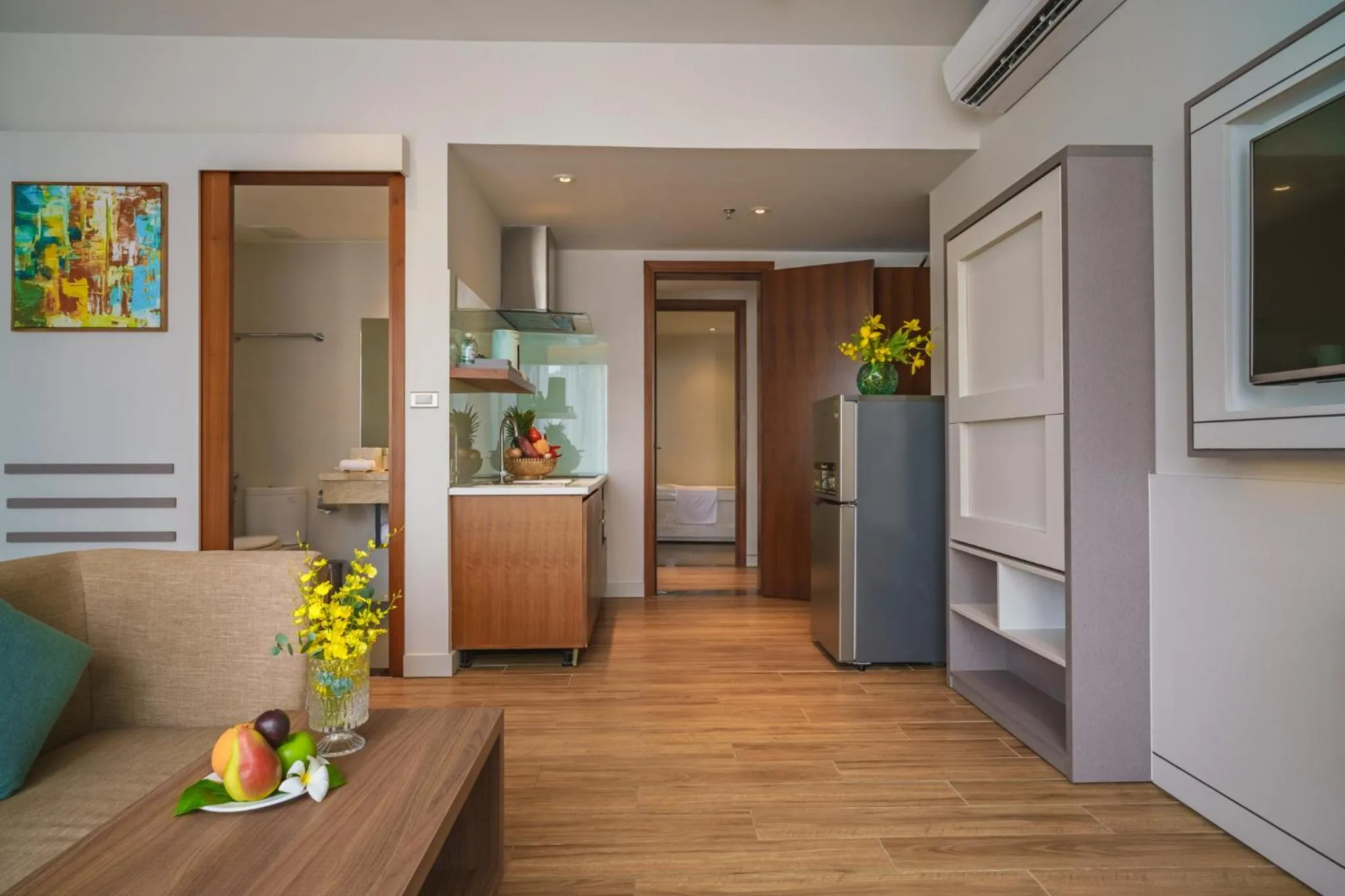 Kitchen or kitchenette in Seaesta Nha Trang Hotel