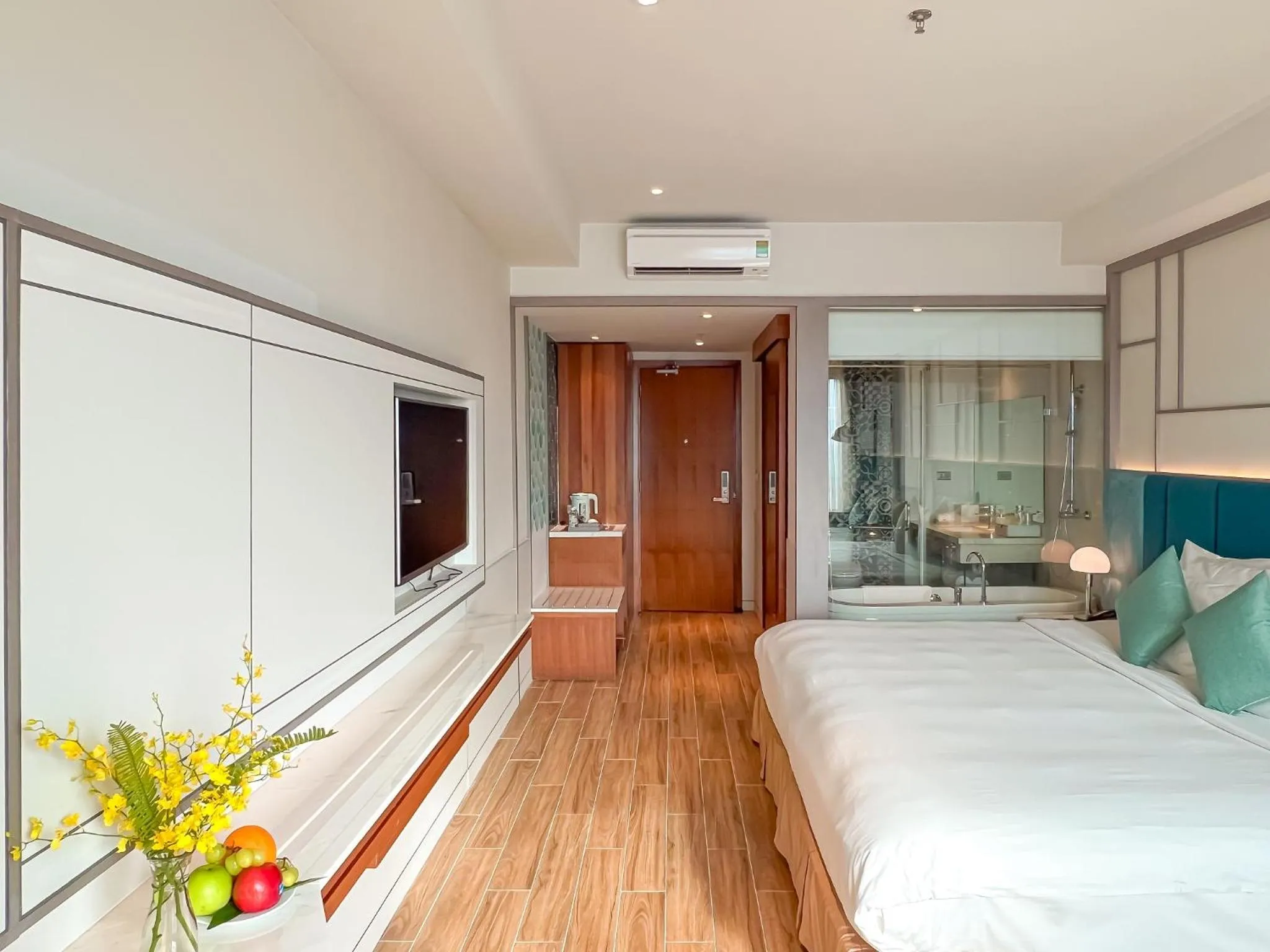 Photo of the whole room, Bed in Seaesta Nha Trang Hotel