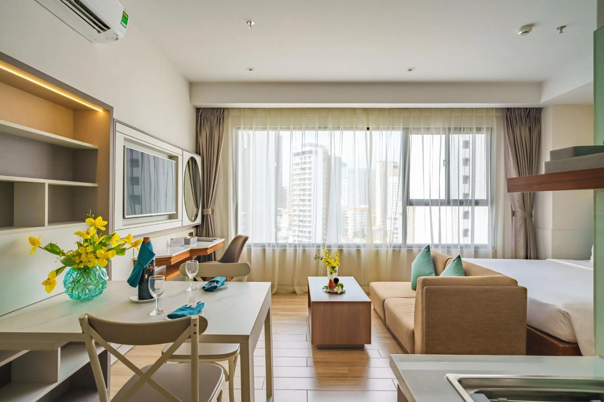 Bedroom, Bed in Seaesta Nha Trang Hotel