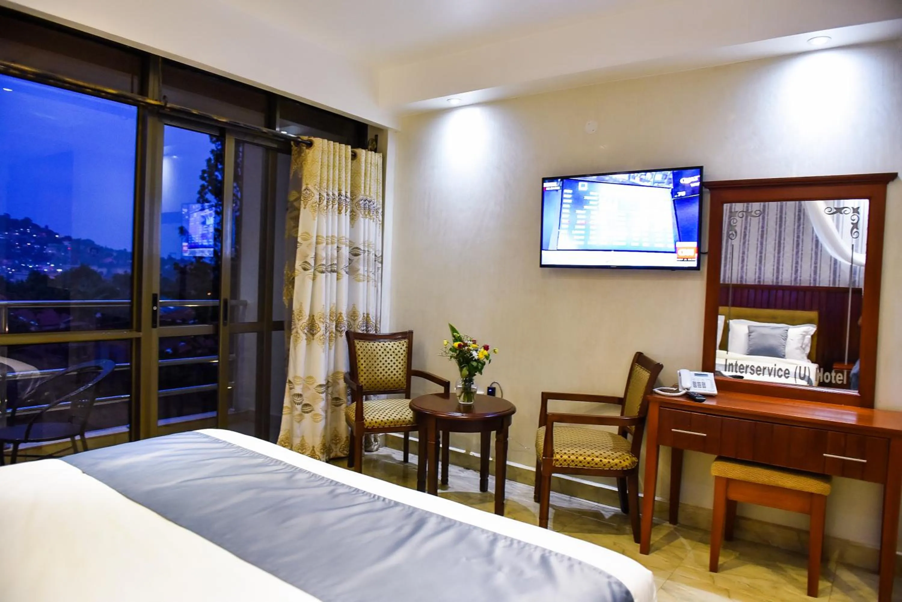 Bed in Interservice Hotel