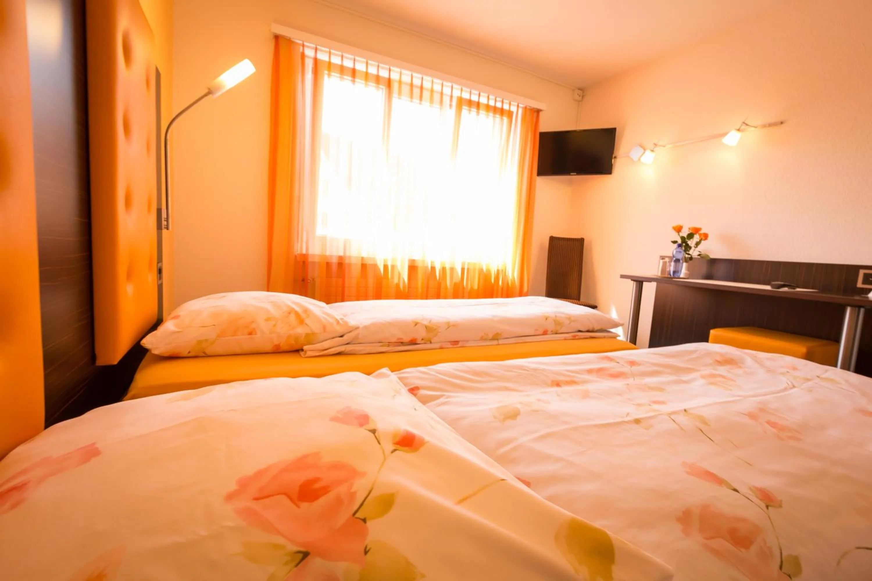 Bed in Hotel Franz Anton