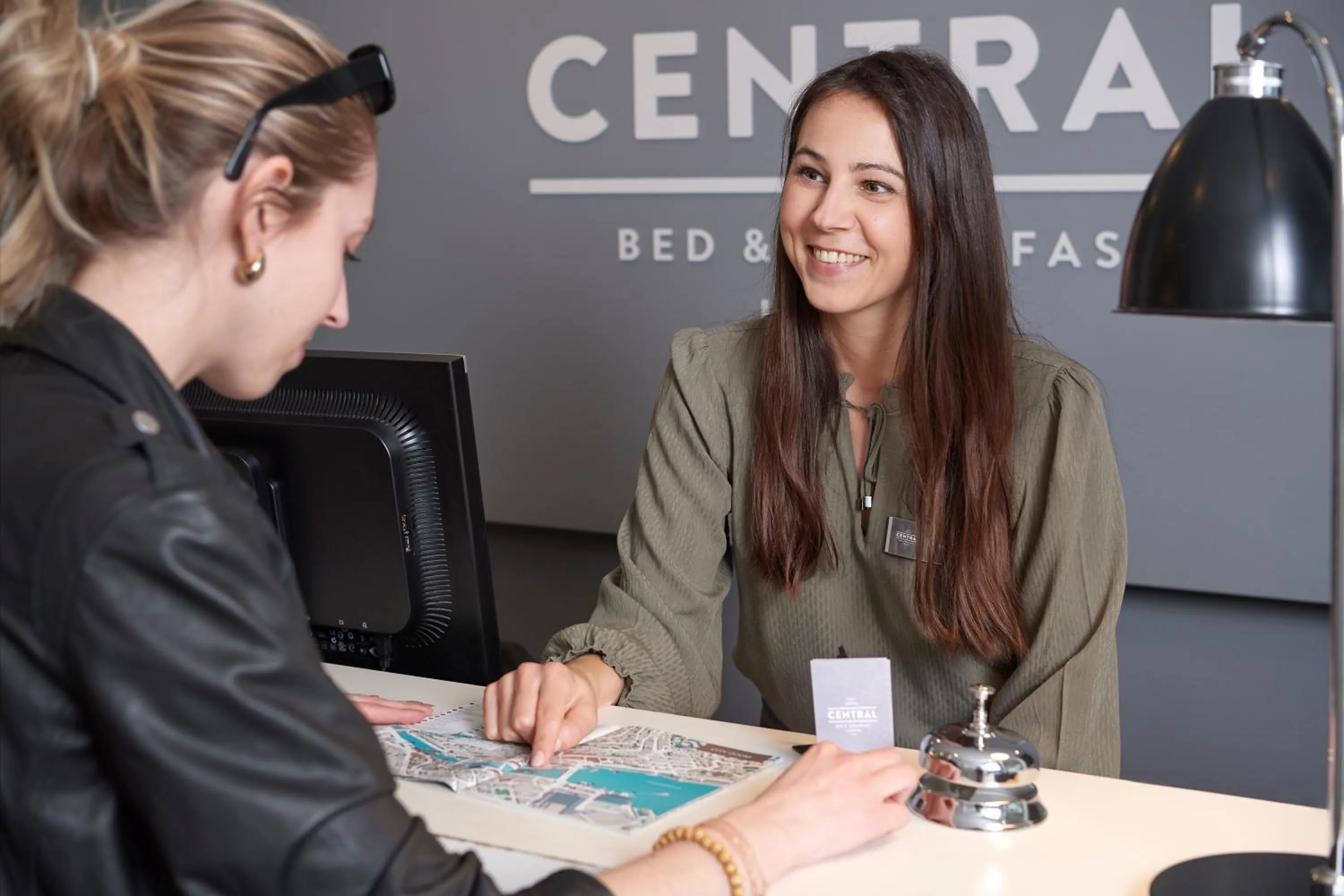 Lobby or reception in Hotel Central Luzern