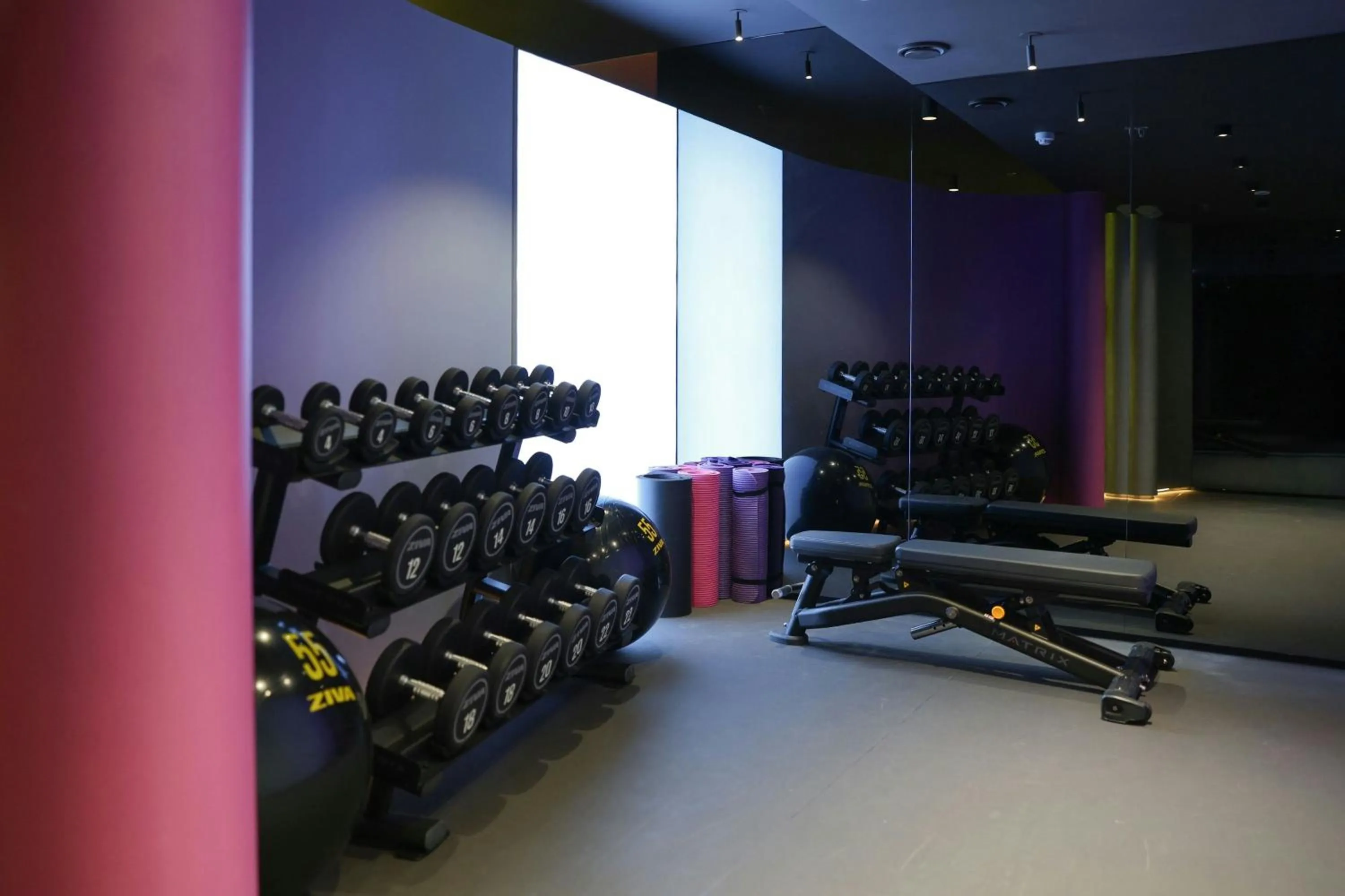 Fitness centre/facilities in Ghent Marriott Hotel