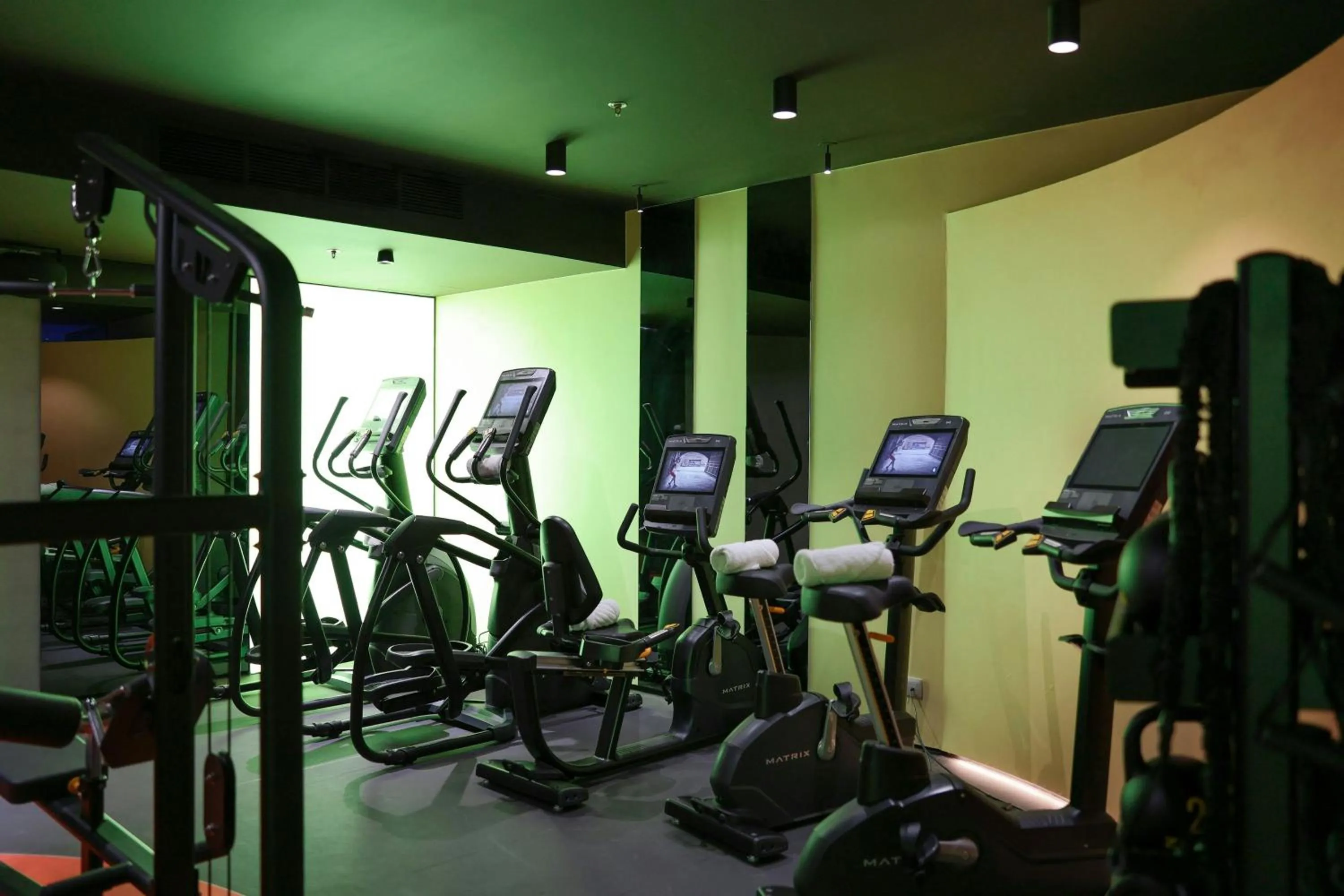 Fitness centre/facilities in Ghent Marriott Hotel