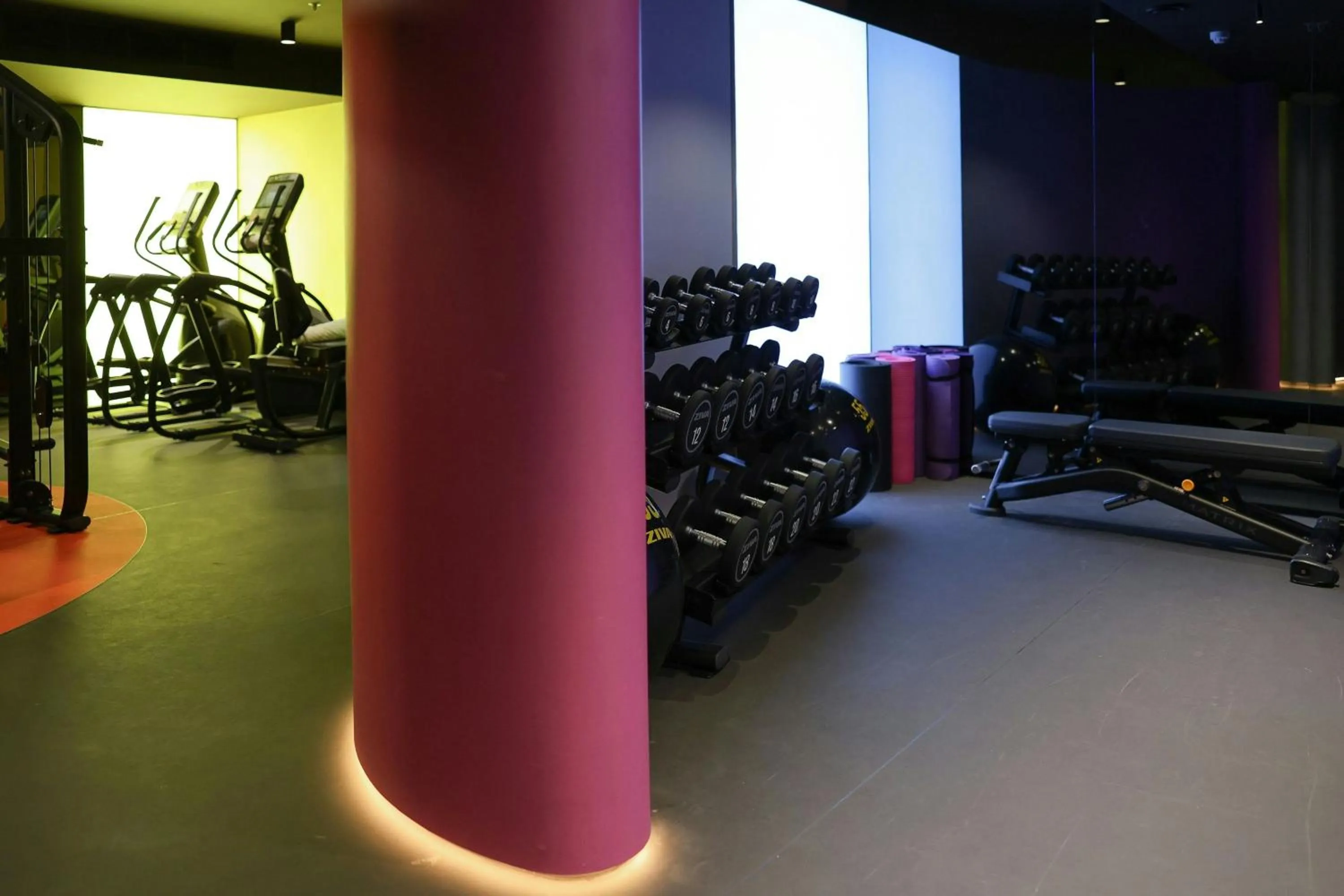 Fitness centre/facilities in Ghent Marriott Hotel