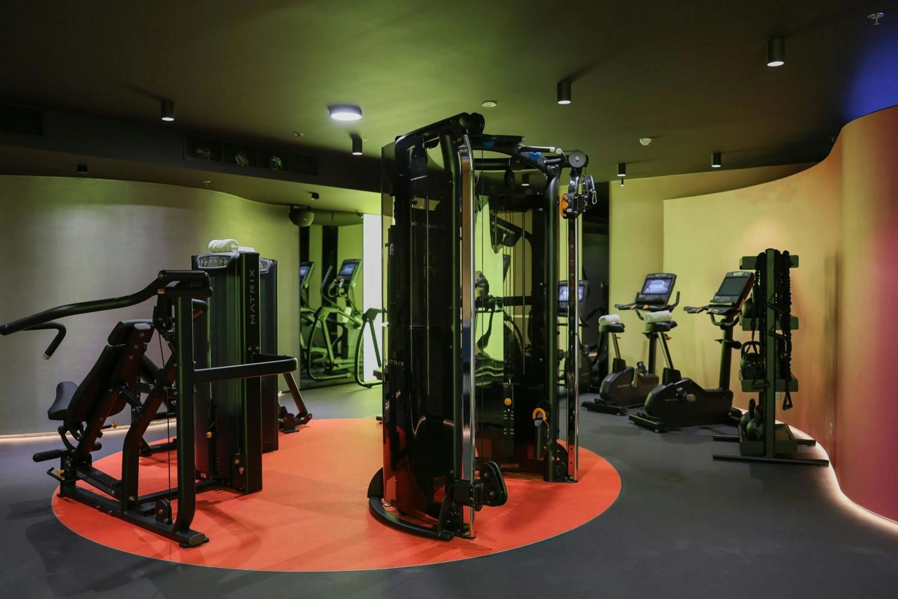 Fitness centre/facilities in Ghent Marriott Hotel