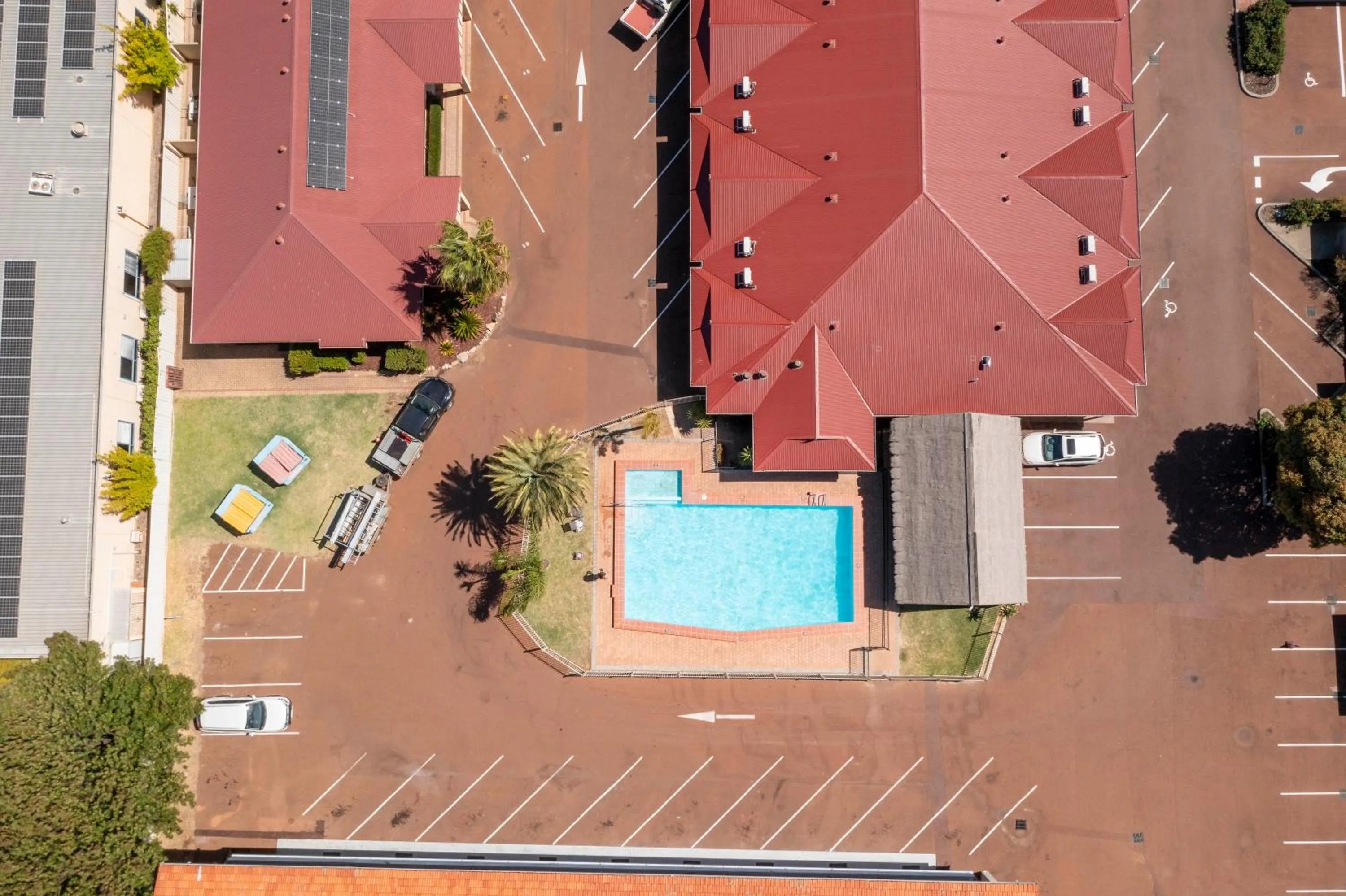 Bird's eye view in Bunbury Motel and Apartments