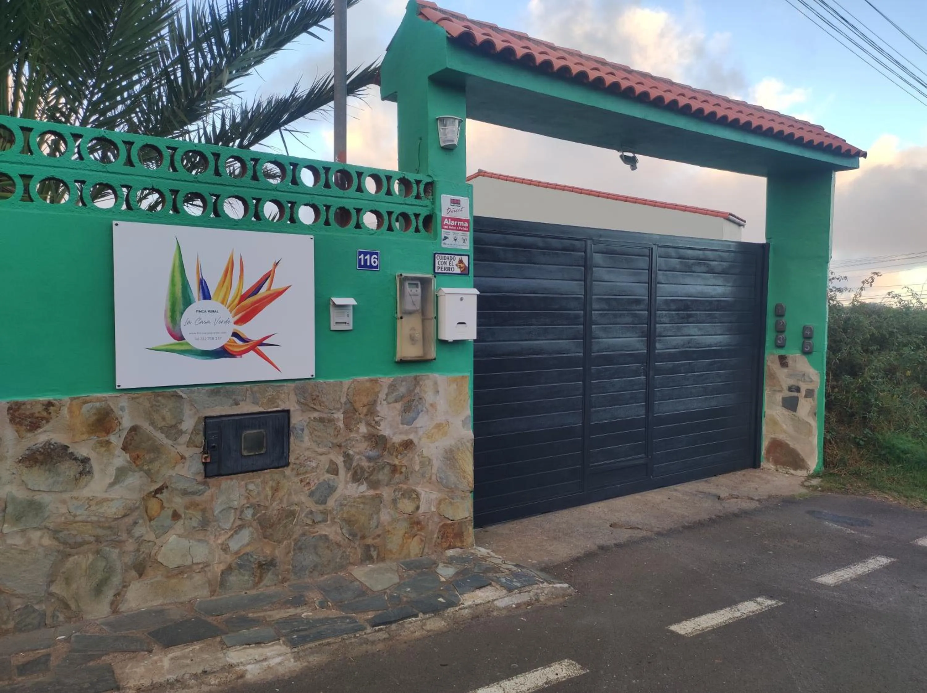 Facade/entrance in Finca Rural La Casa Verde
