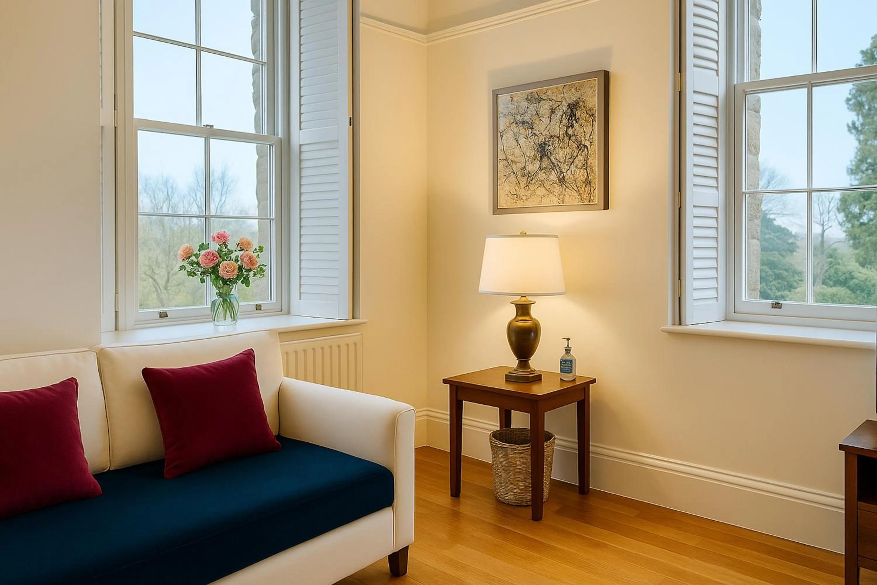 Photo of the whole room in St Andrews Apartments