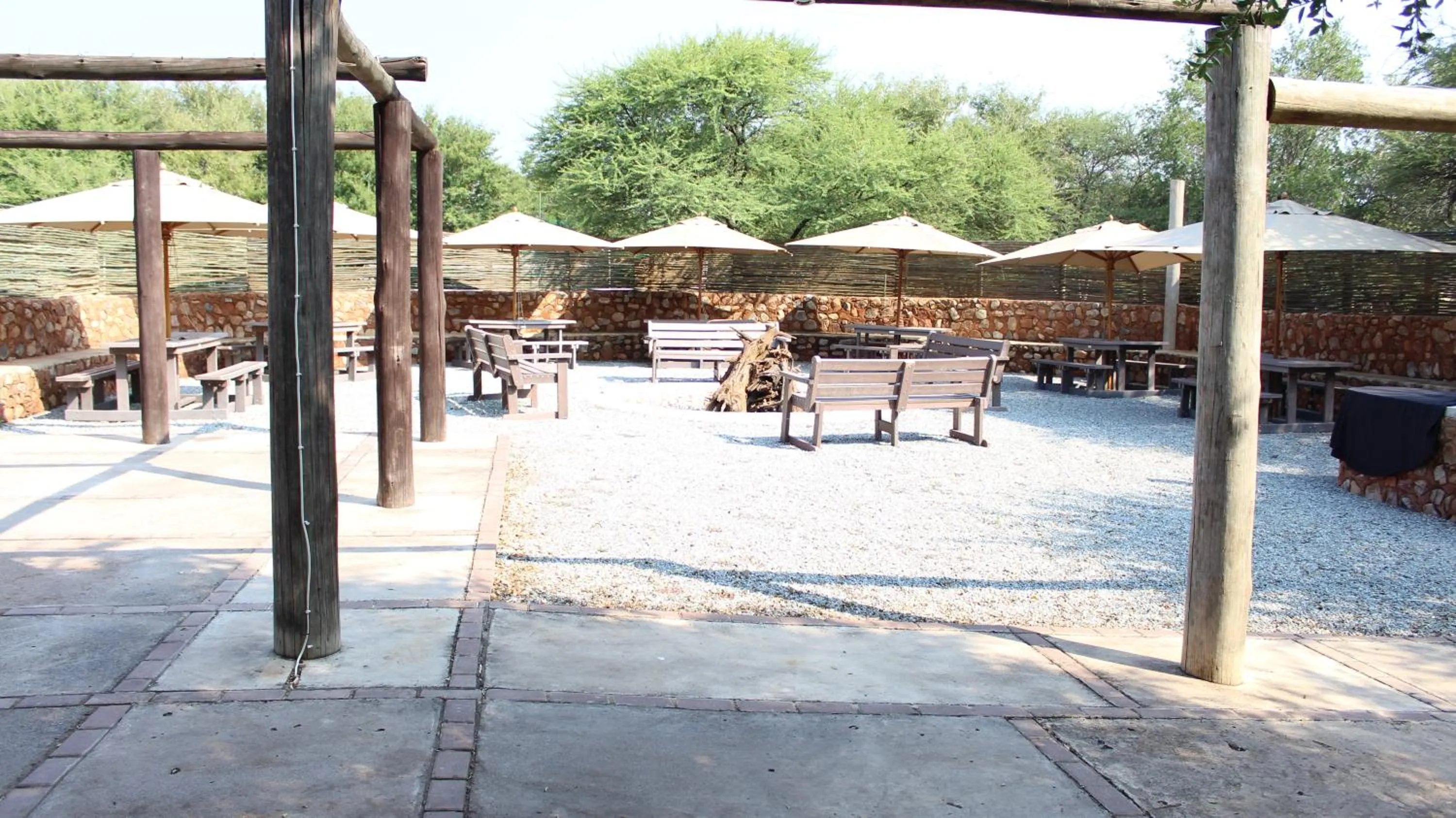 BBQ facilities in Thabaledi Game Lodge