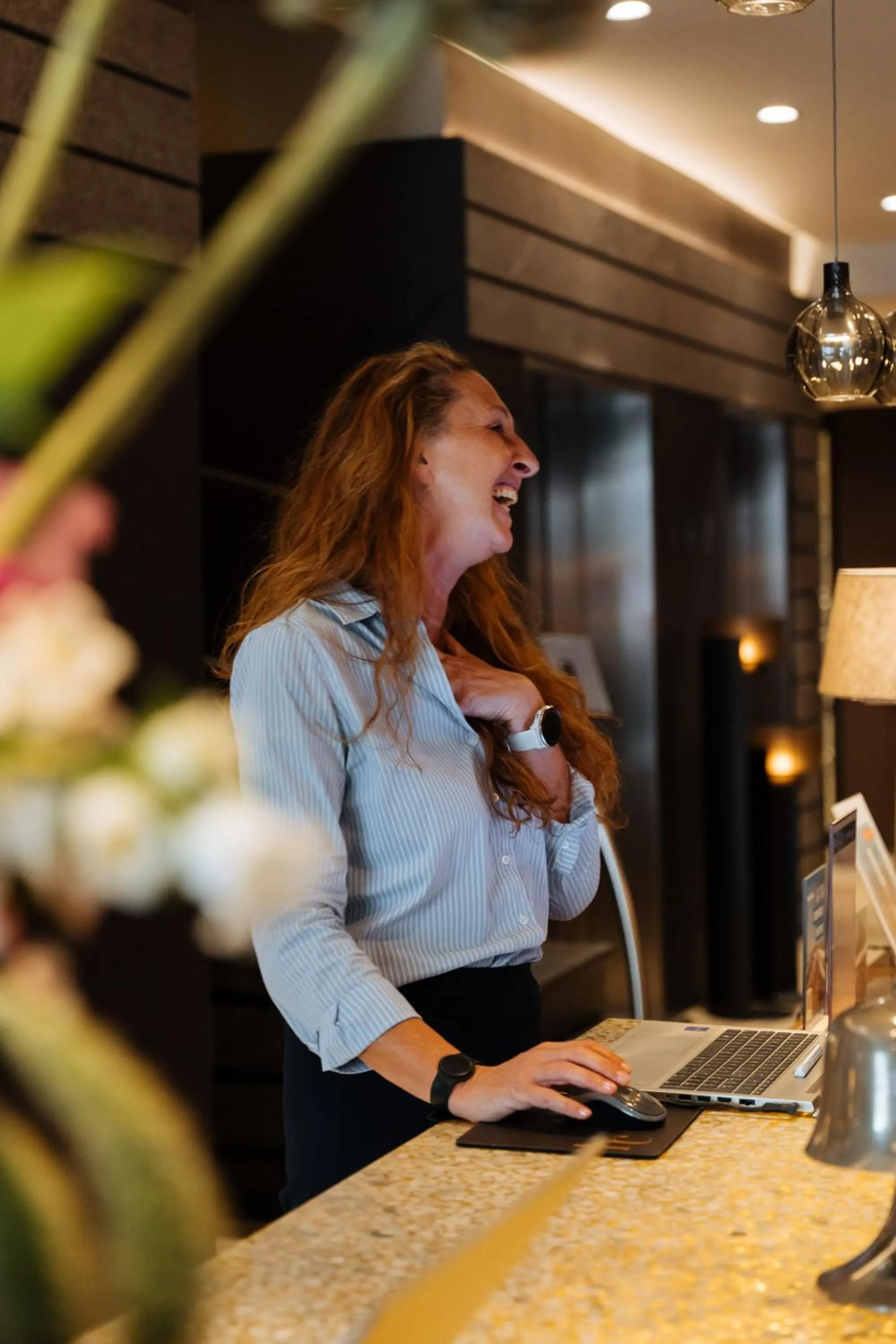Lobby or reception in Cosmopolite Hotel Nieuwpoort-Bad