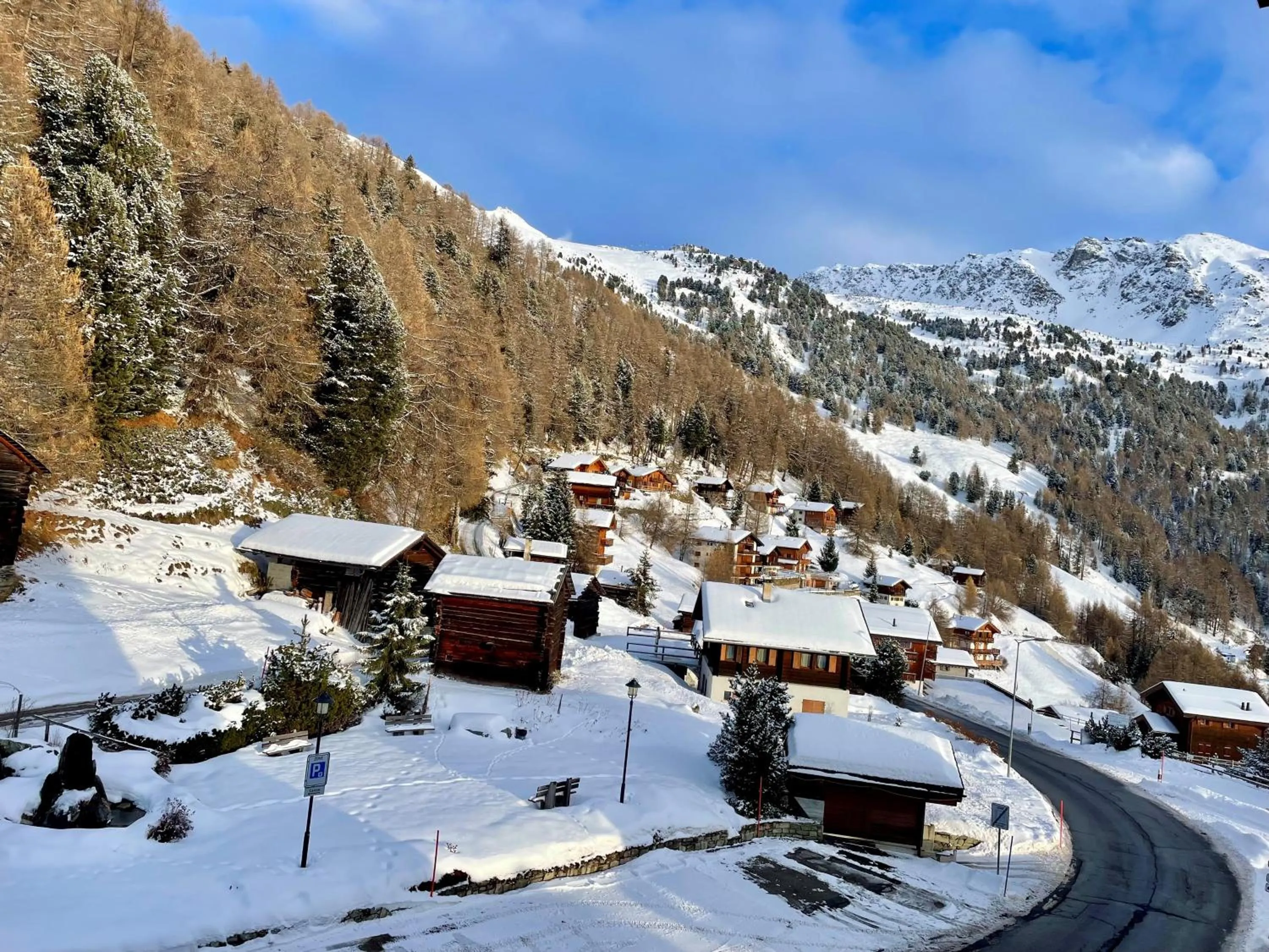 Mountain view in Chandolin Boutique Hotel