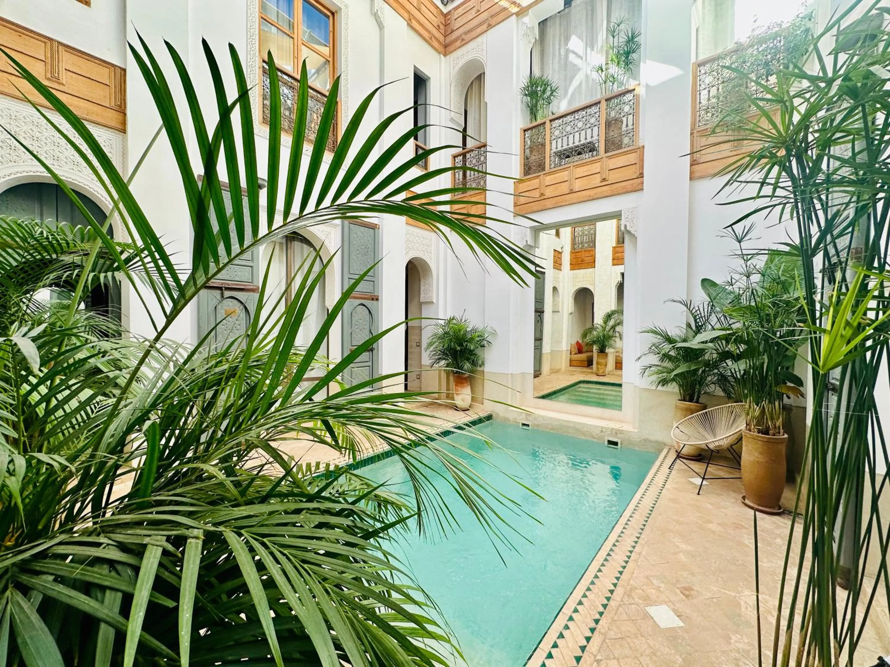 Swimming pool in Riad Jardin Des Sens & Spa