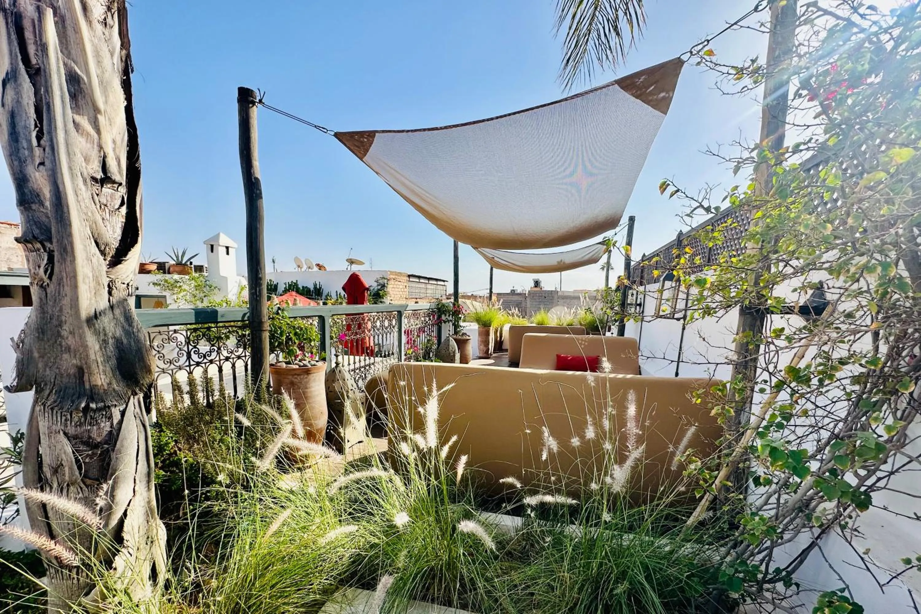 Patio in Riad Jardin Des Sens & Spa