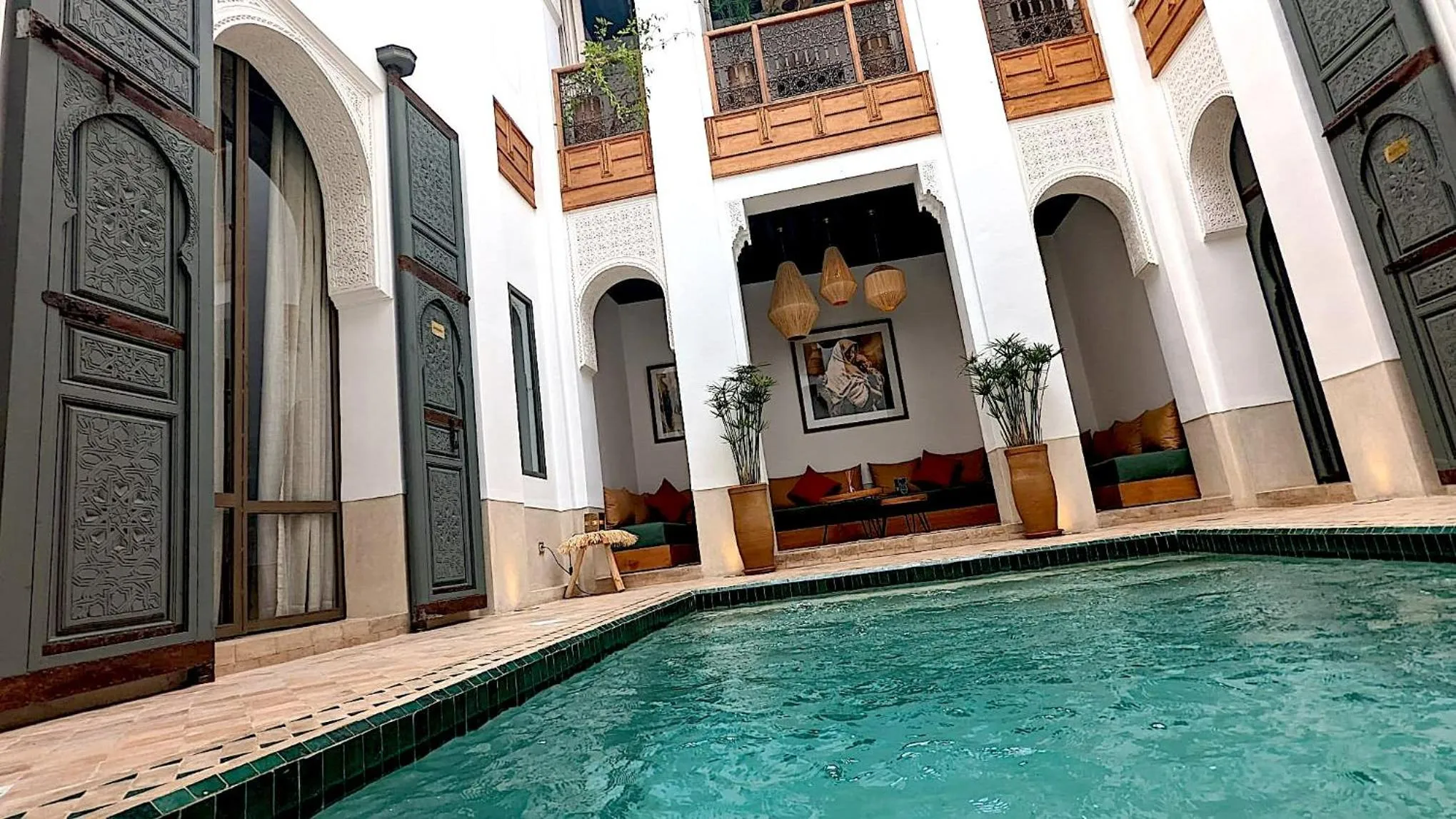 Swimming pool in Riad Jardin Des Sens & Spa