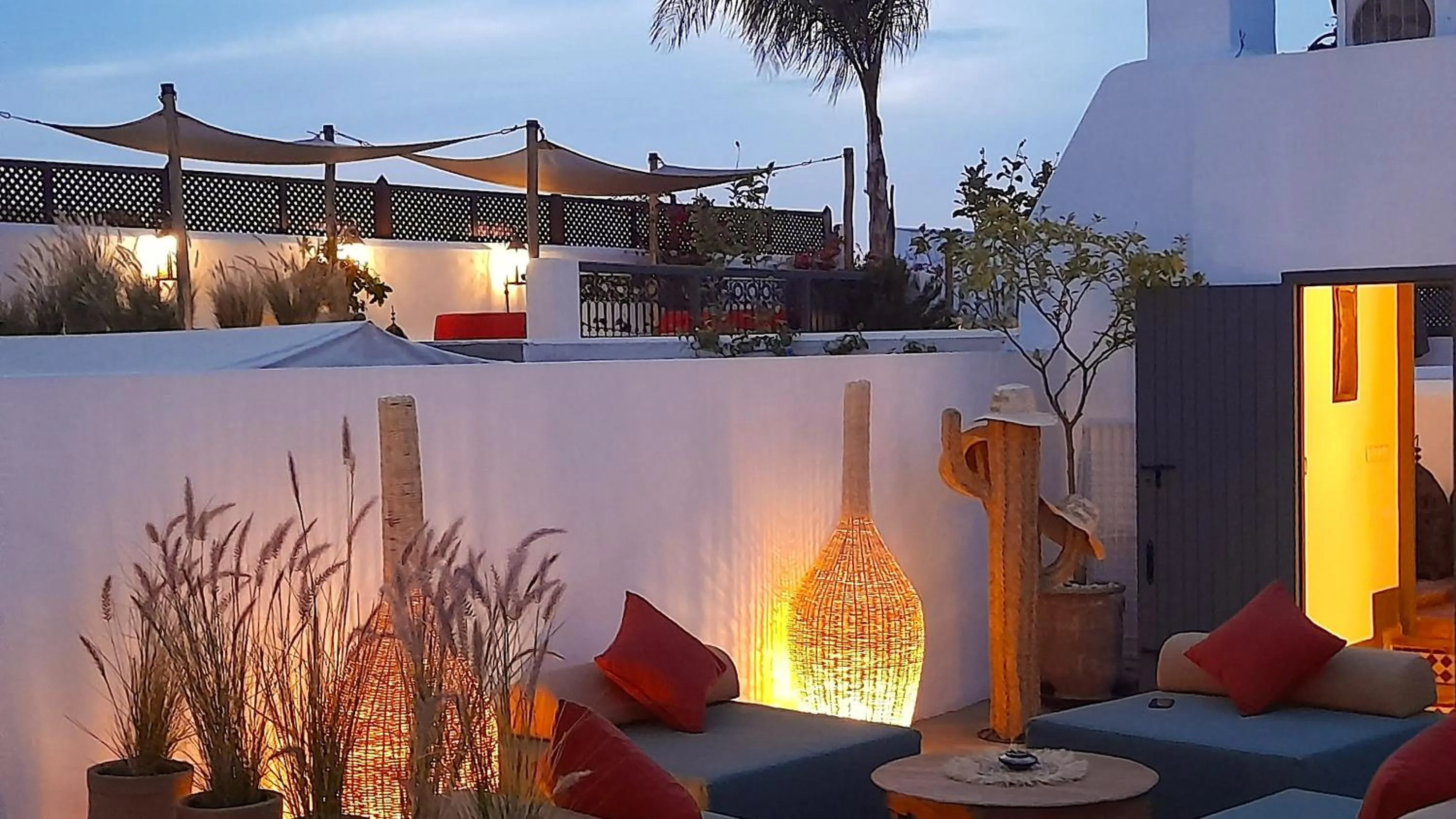 Balcony/Terrace in Riad Jardin Des Sens & Spa