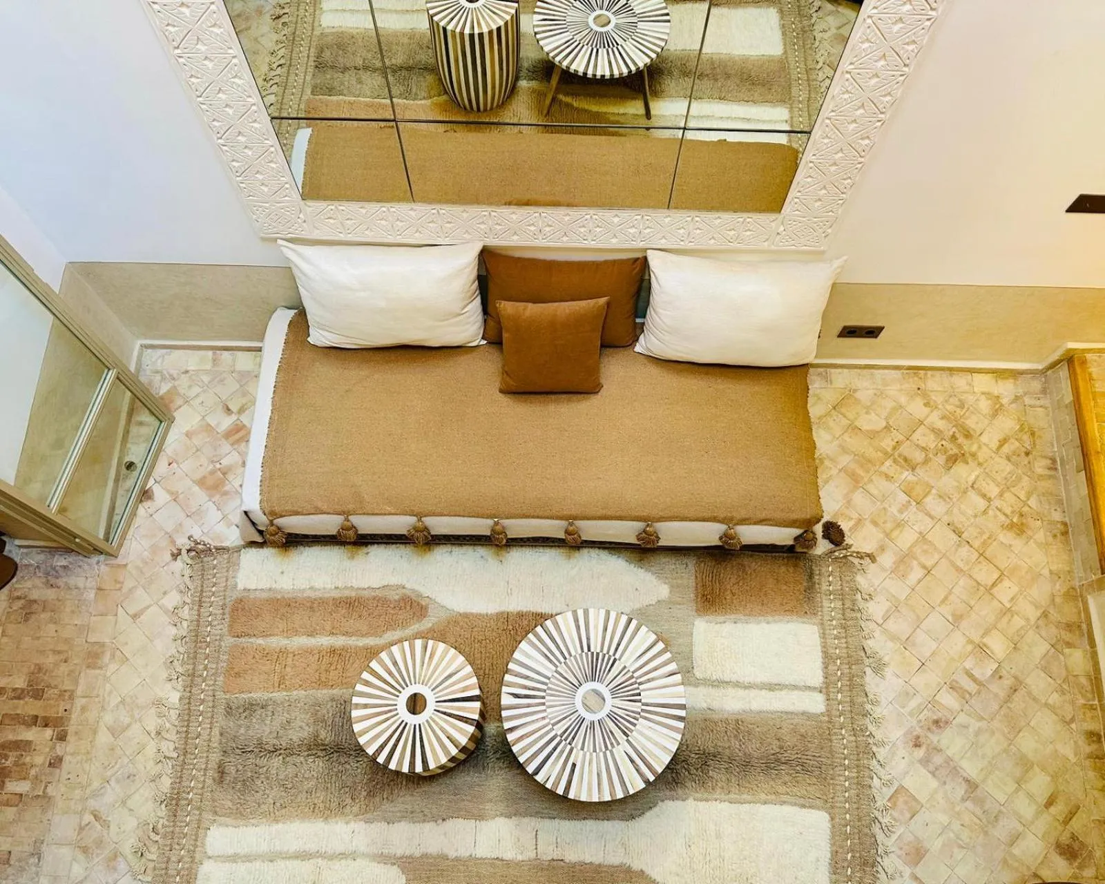 Living room in Riad Jardin Des Sens & Spa