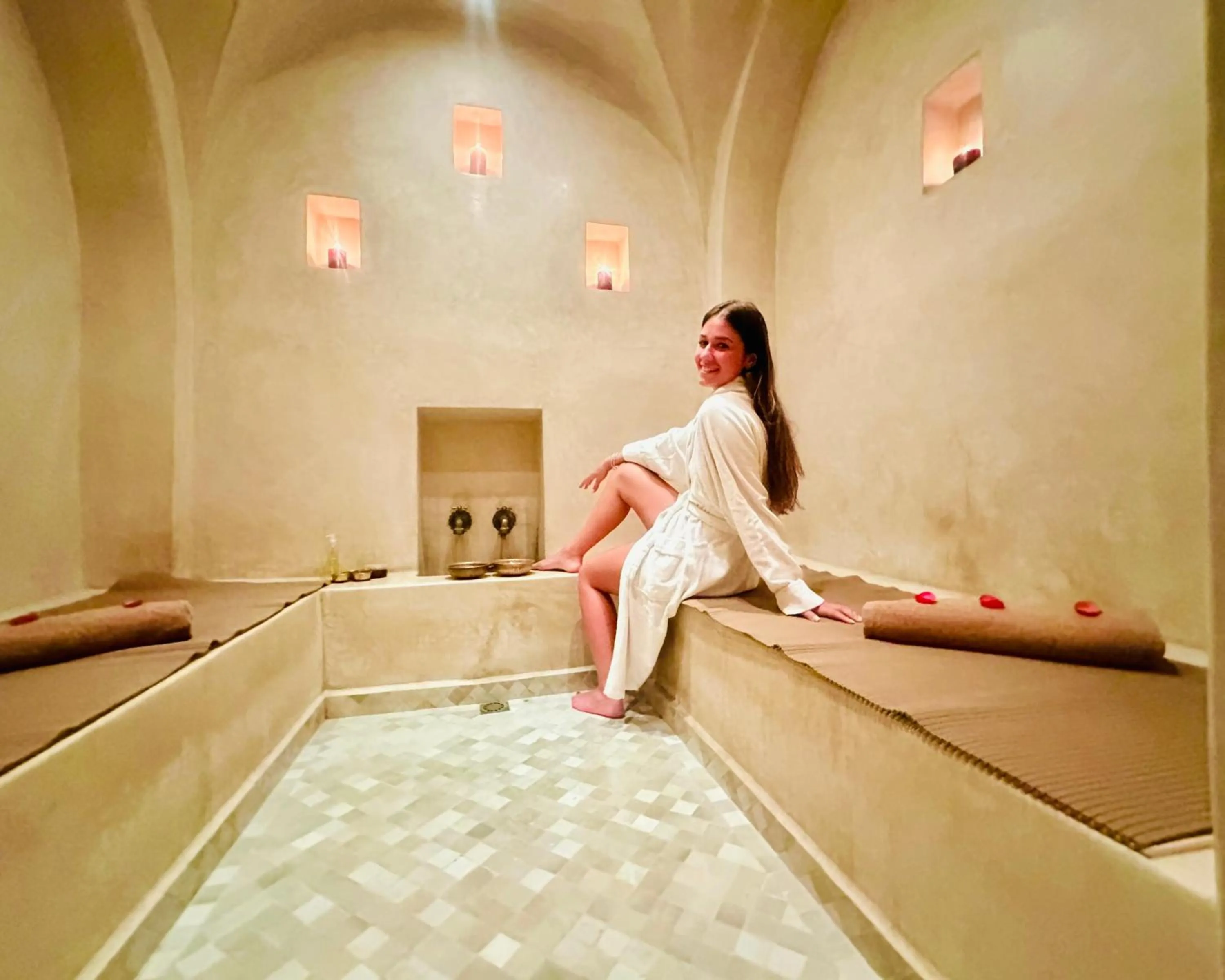 Steam room in Riad Jardin Des Sens & Spa