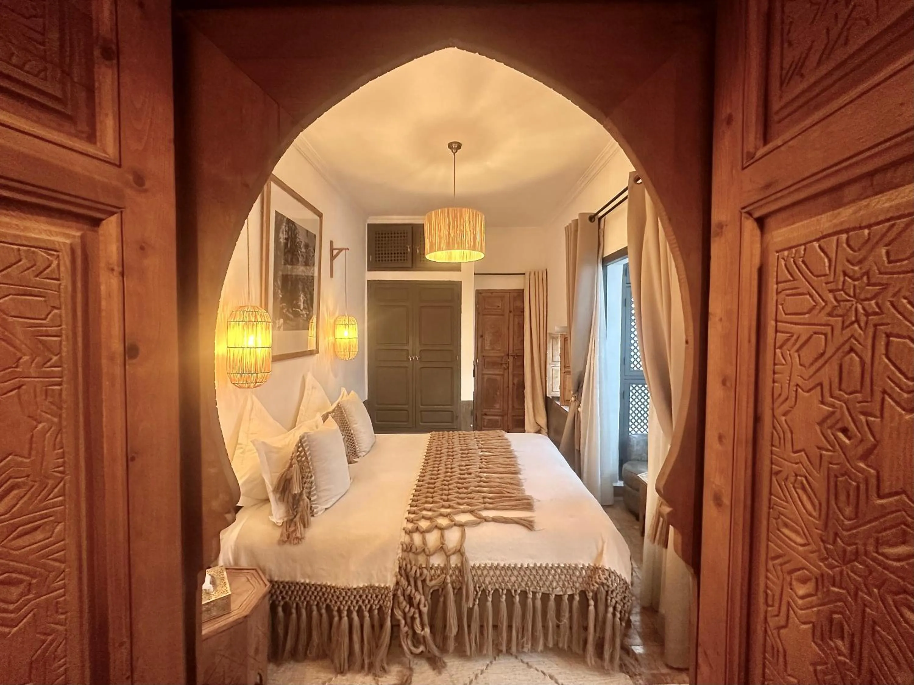 Bedroom, Bed in Riad Jardin Des Sens & Spa